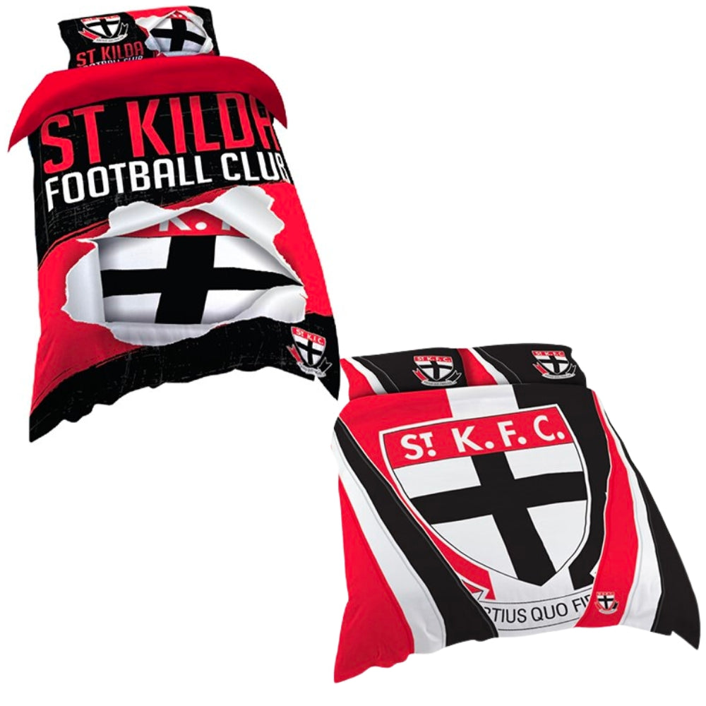 St Kilda Saints Quilt Cover