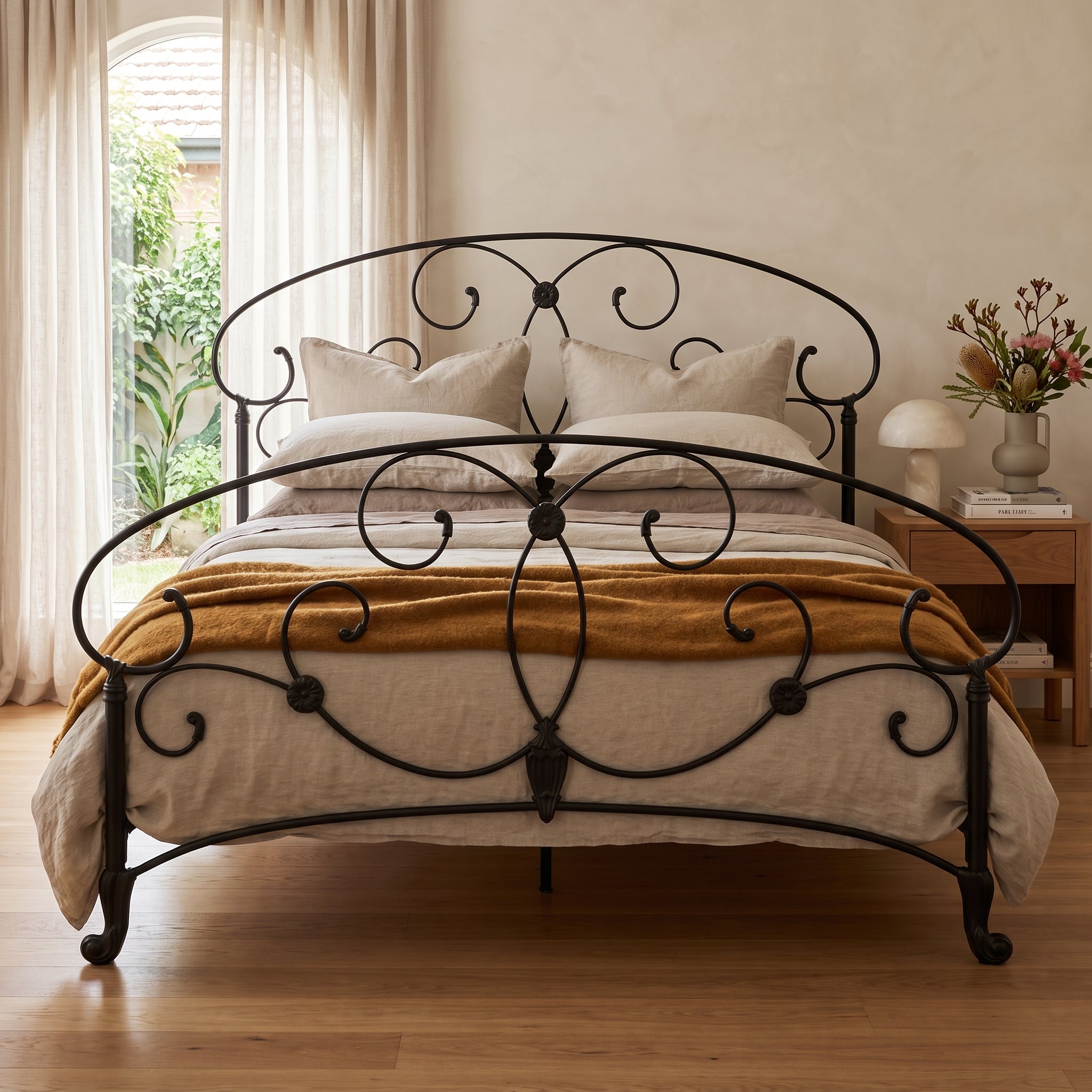 Aroona Cast Iron Bed Frame