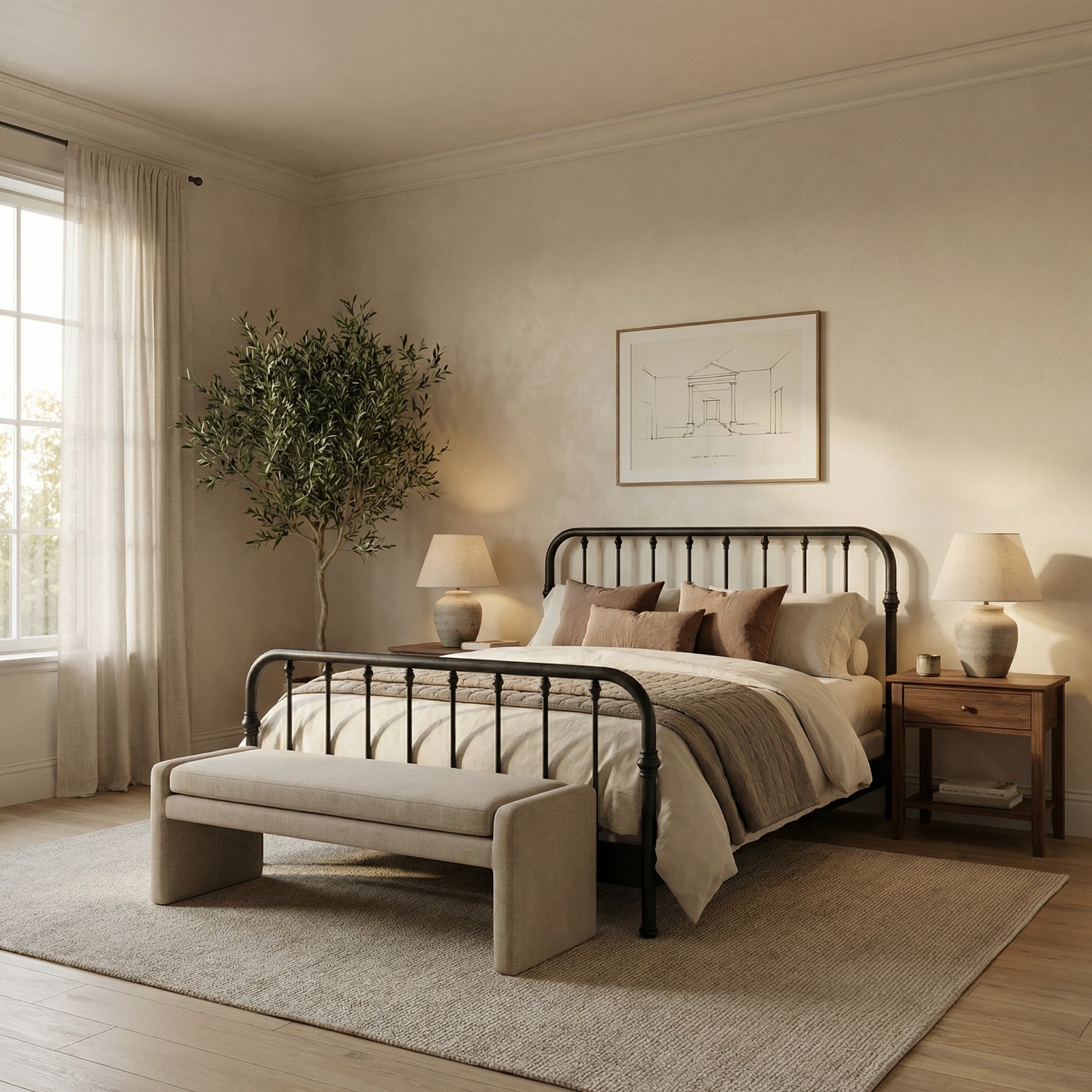 Artem Cast Iron Bed Frame