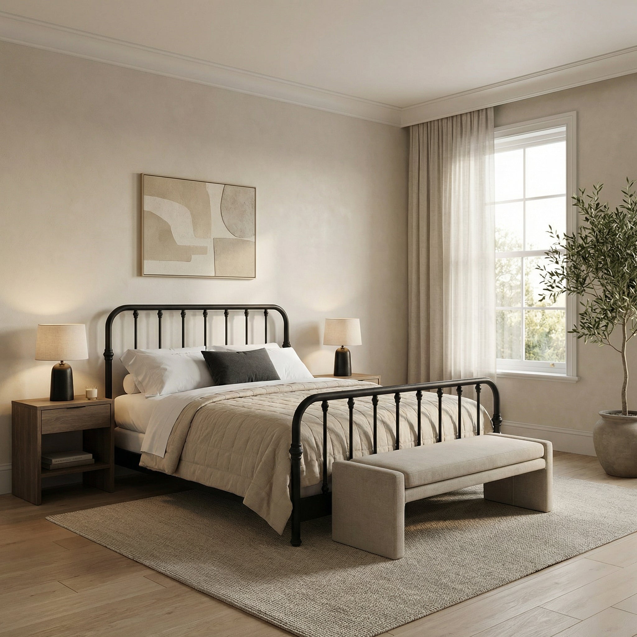 Artem Cast Iron Bed Frame