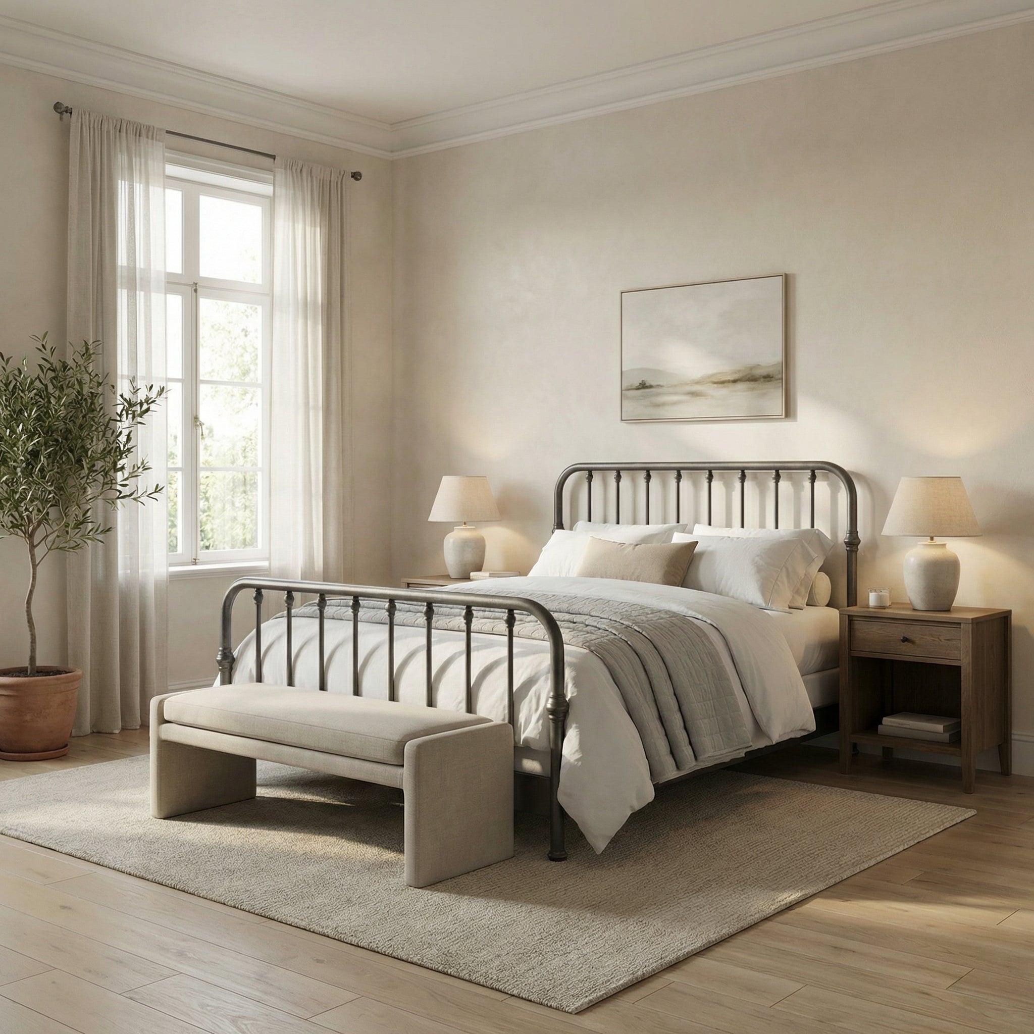 Artem Cast Iron Bed Frame