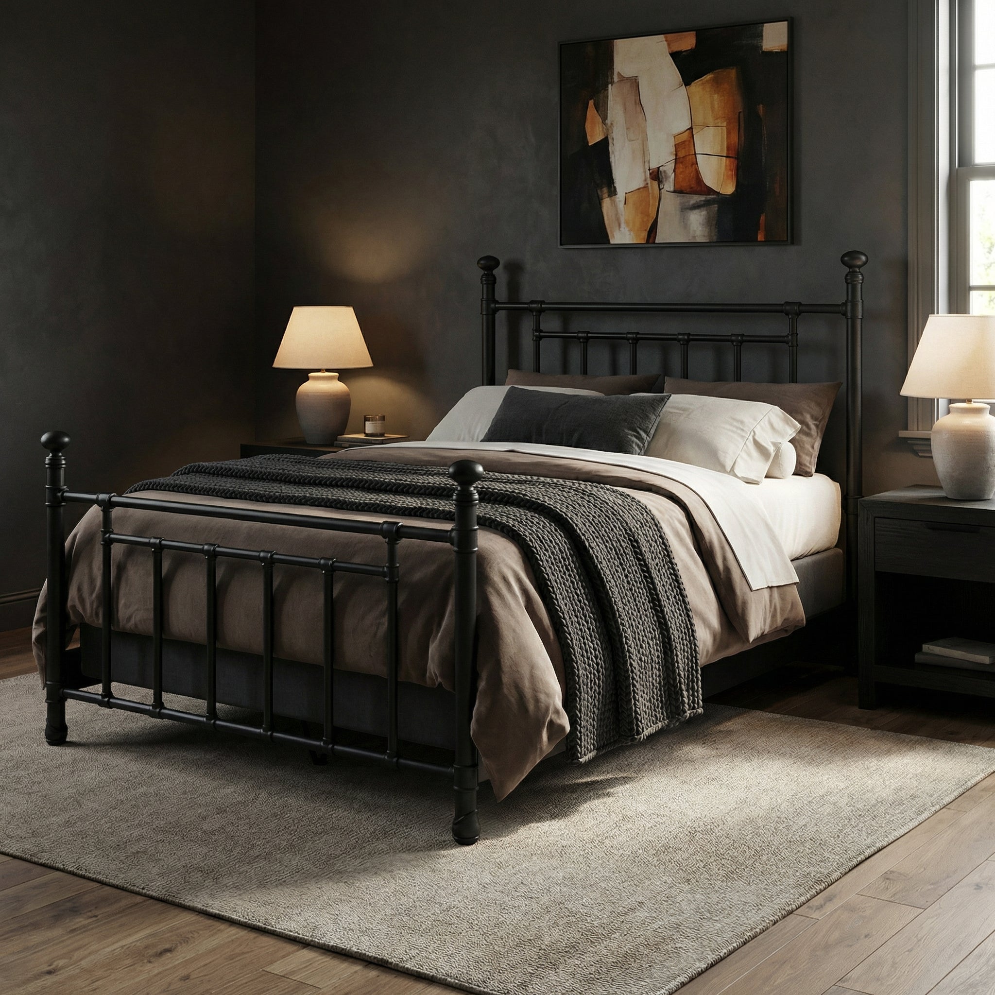 Blake Cast Iron Bed Frame