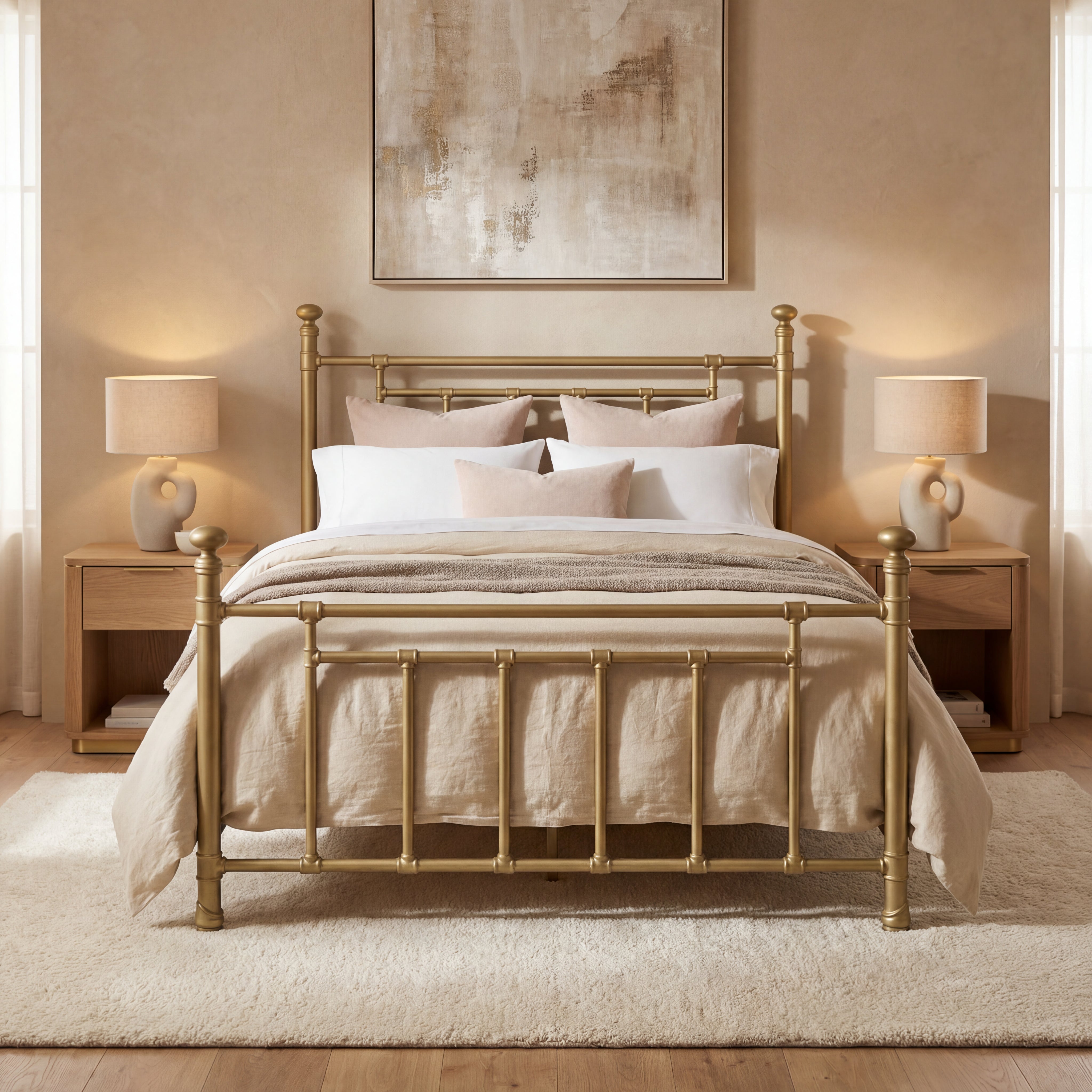 Blake Cast Iron Bed Frame