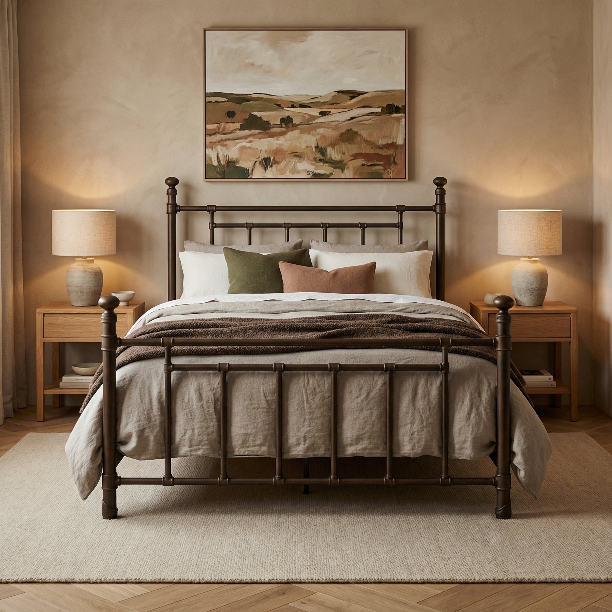 Blake Cast Iron Bed Frame