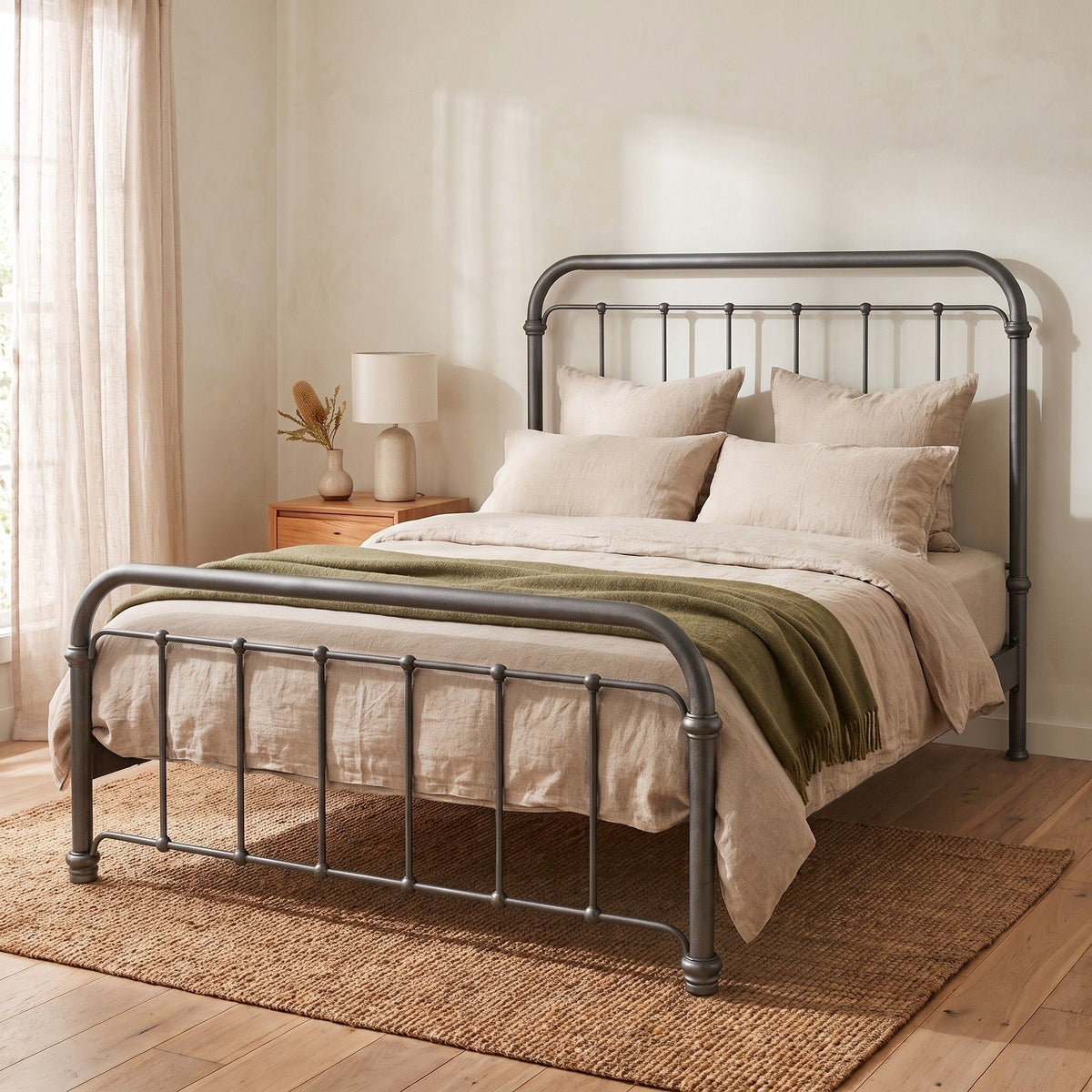 Braden Cast Iron Bed Frame