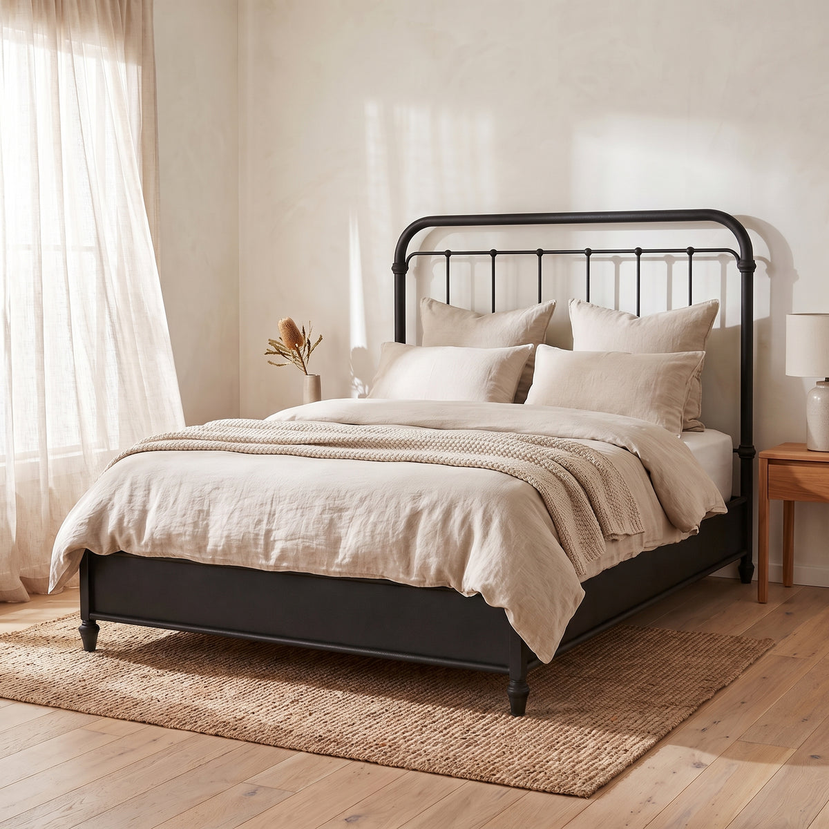 Braden Cast Iron Bed Frame
