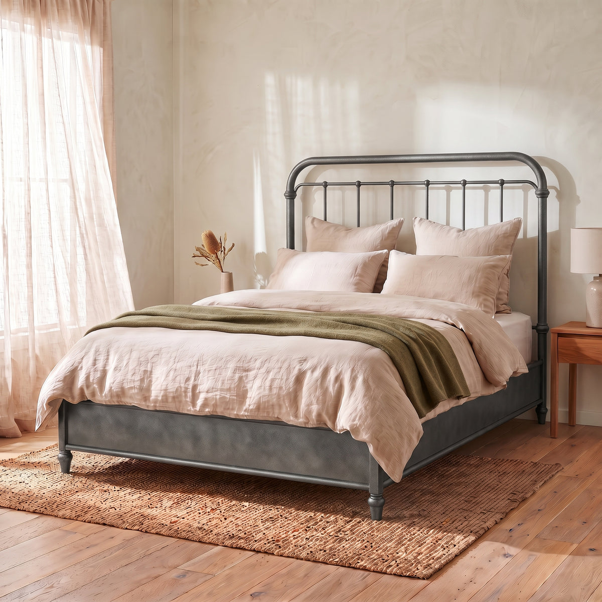 Braden Cast Iron Bed Frame