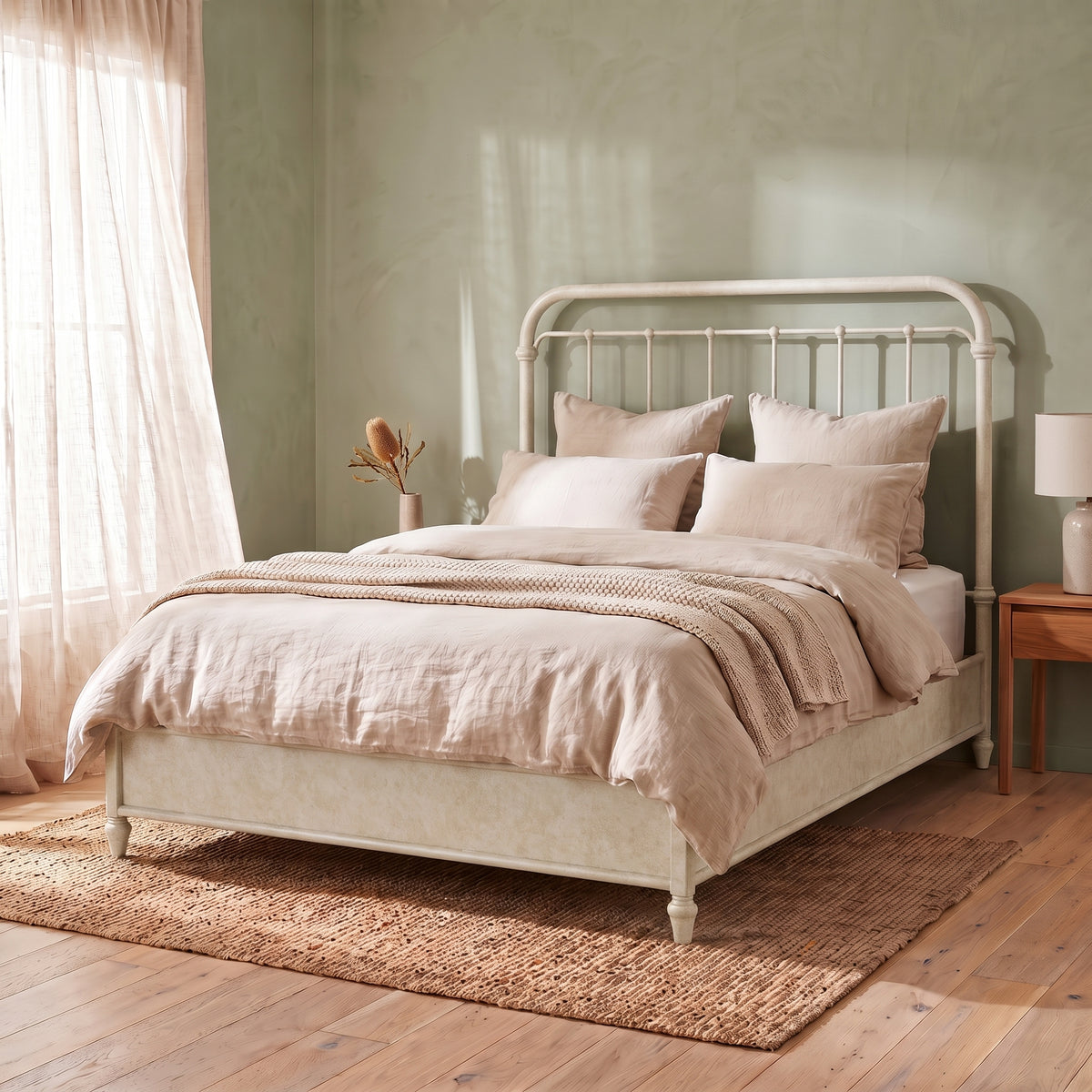 Braden Cast Iron Bed Frame