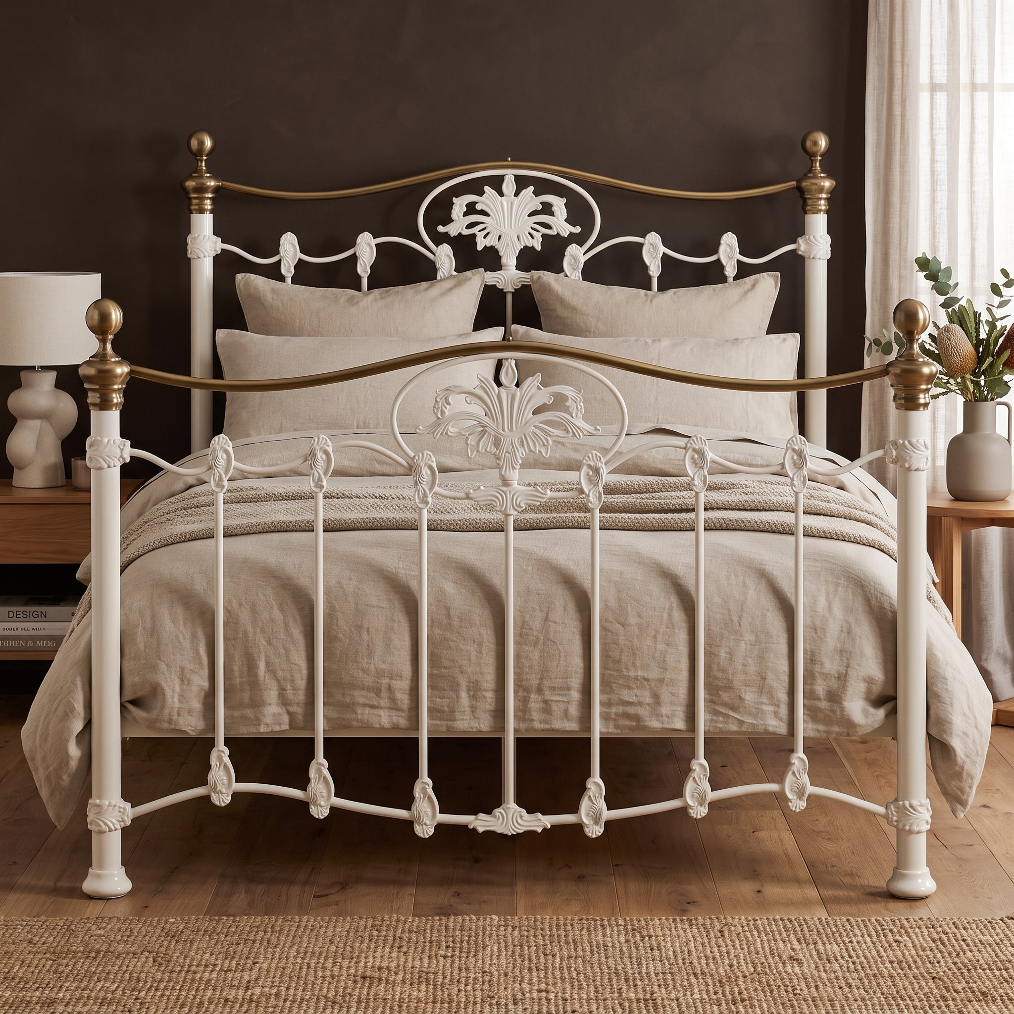 Camelot Cast Iron Bed Frame