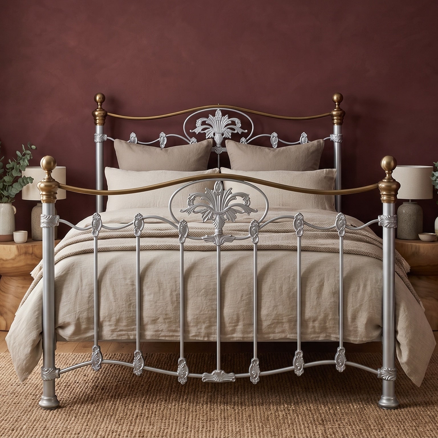 Camelot Cast Iron Bed Frame