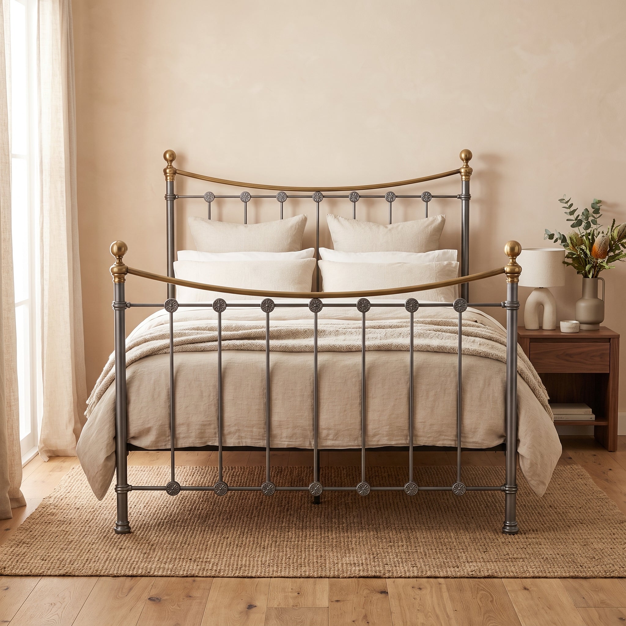Carrum Cast Iron Bed Frame