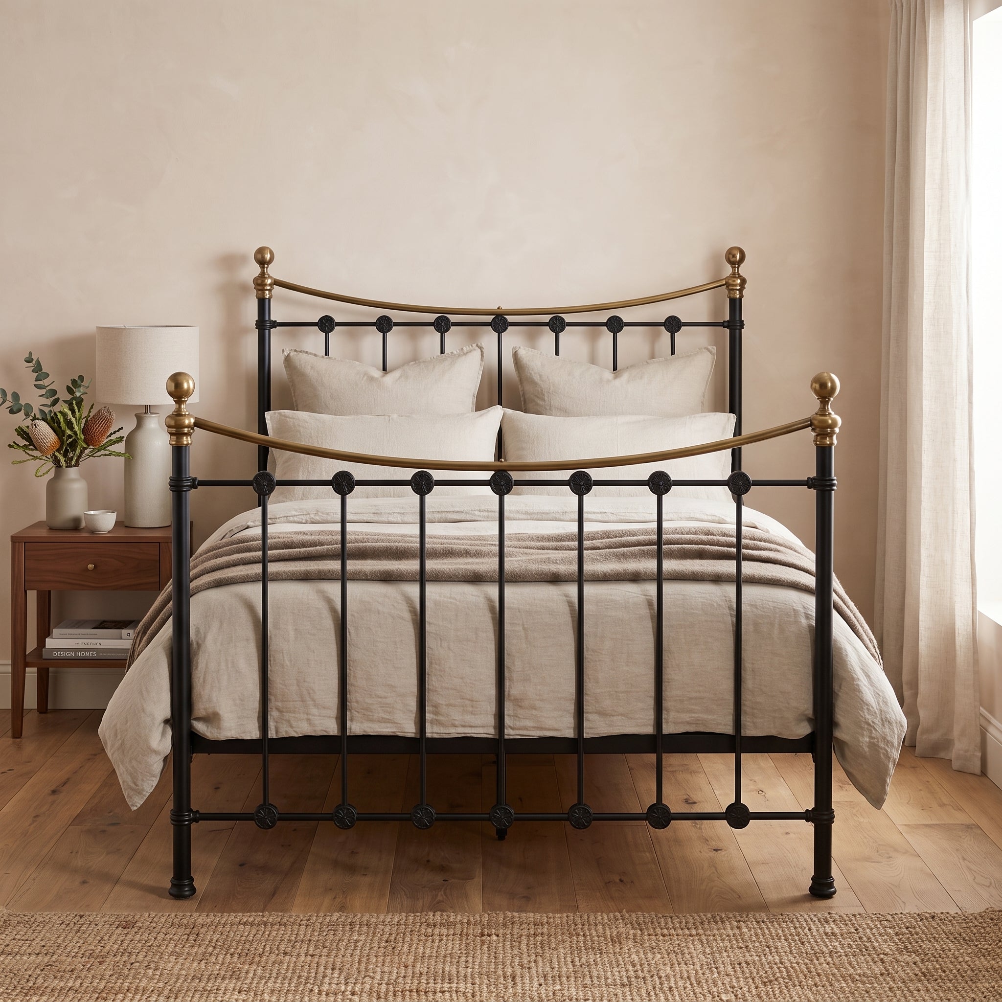 Carrum Cast Iron Bed Frame