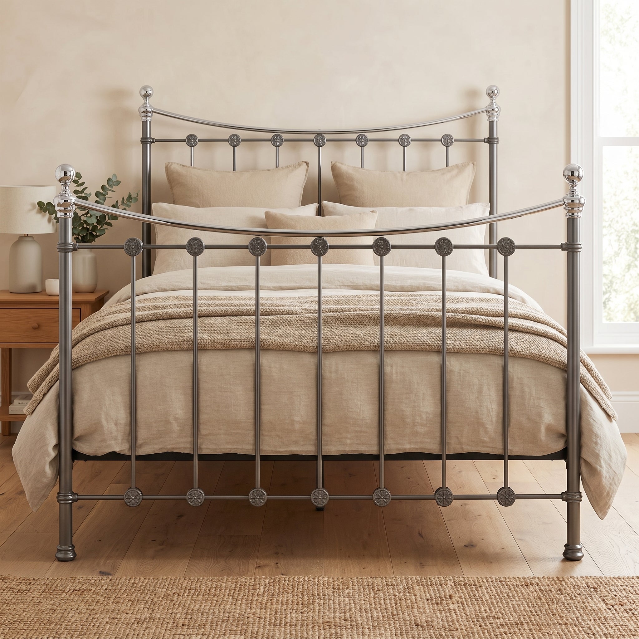 Carrum Cast Iron Bed Frame