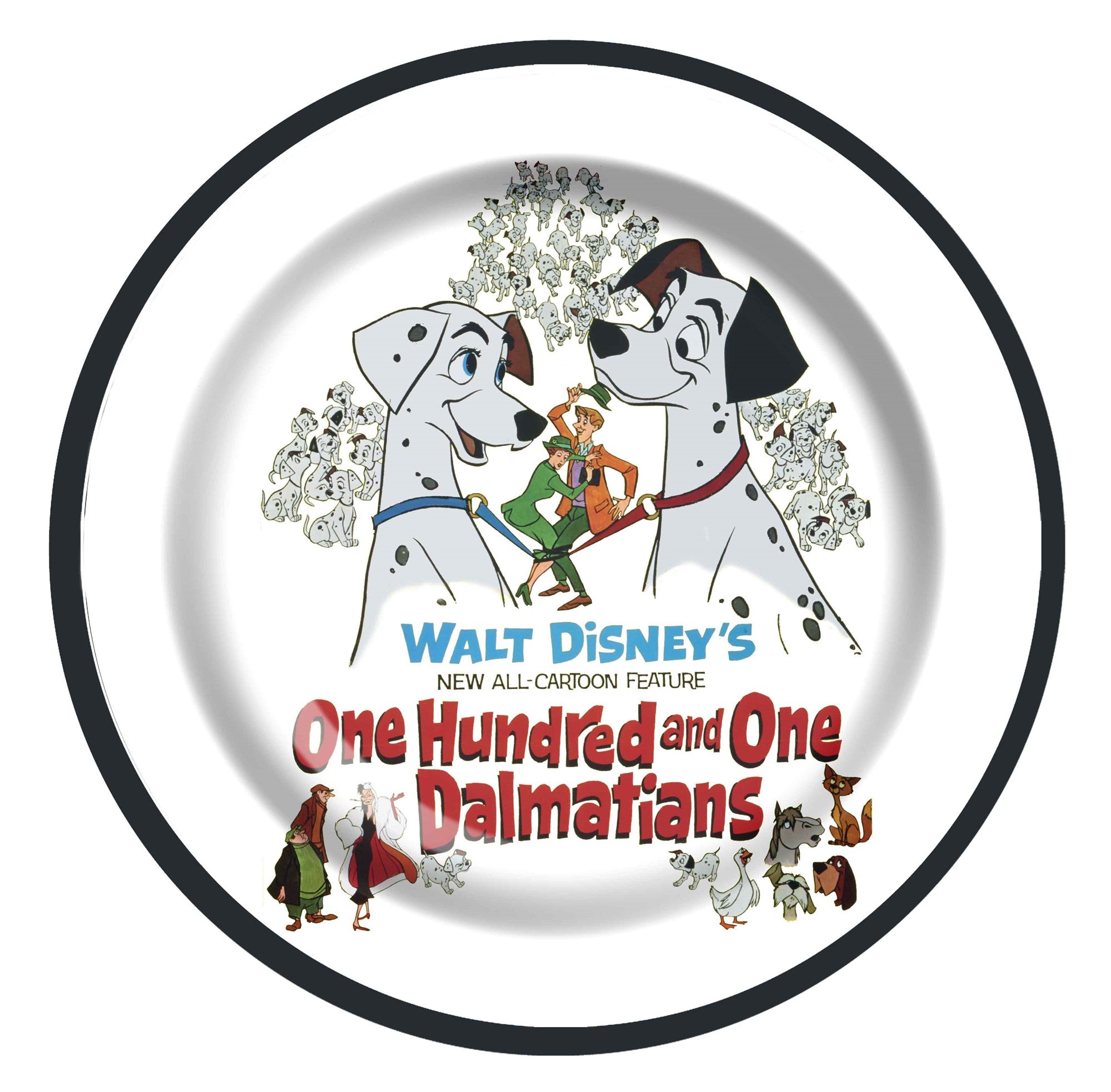 101 Dalmatians Melamine Plate