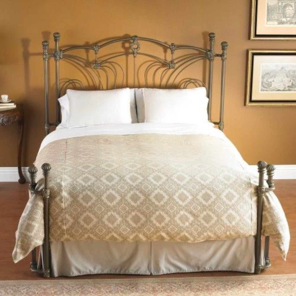 Chelsea Cast Iron Bed Frame with Return Posts