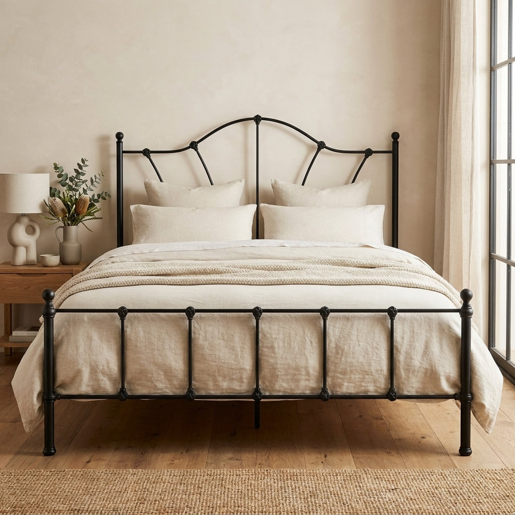 Clarence Cast Iron Bed Frame
