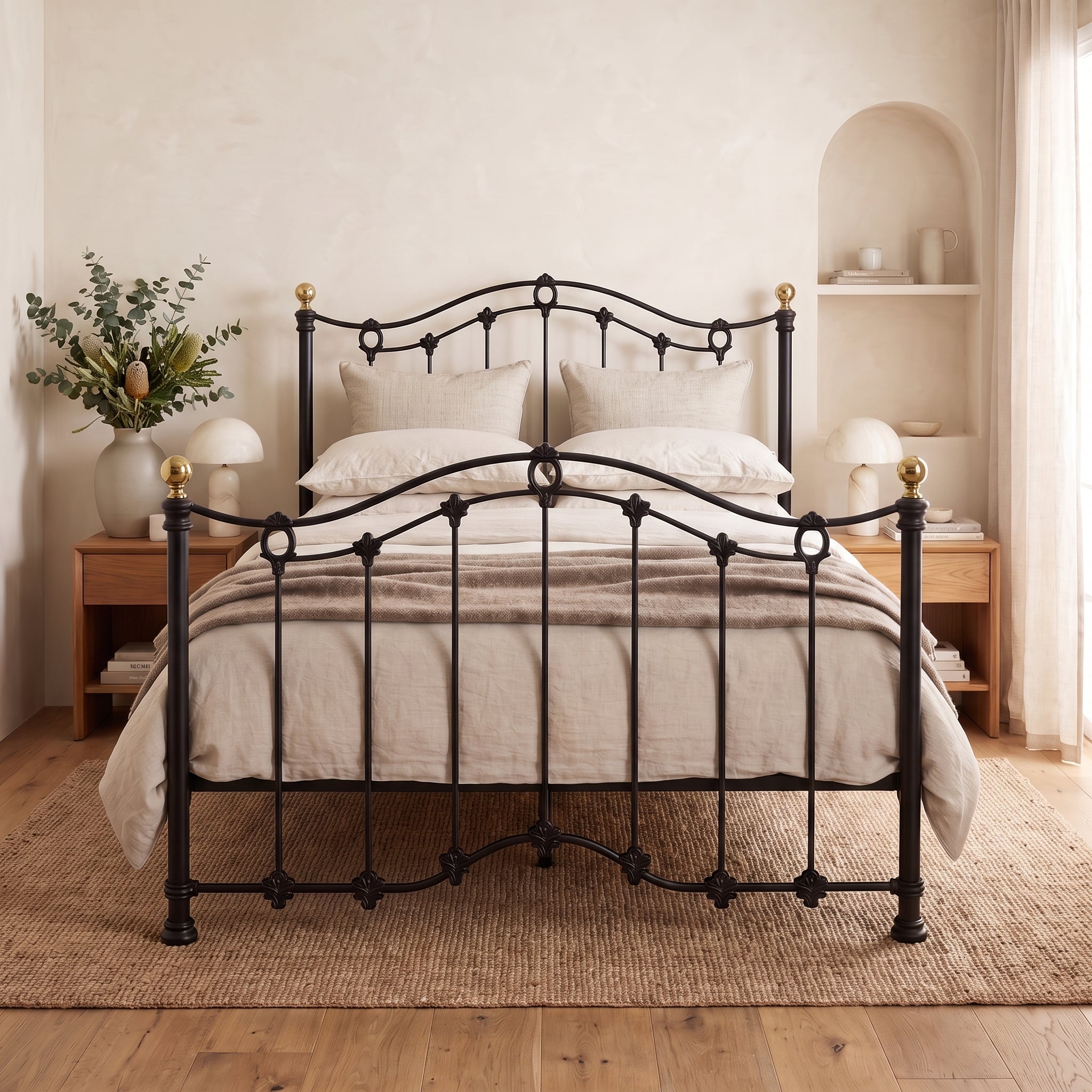 Clareville Cast Iron Bed Frame