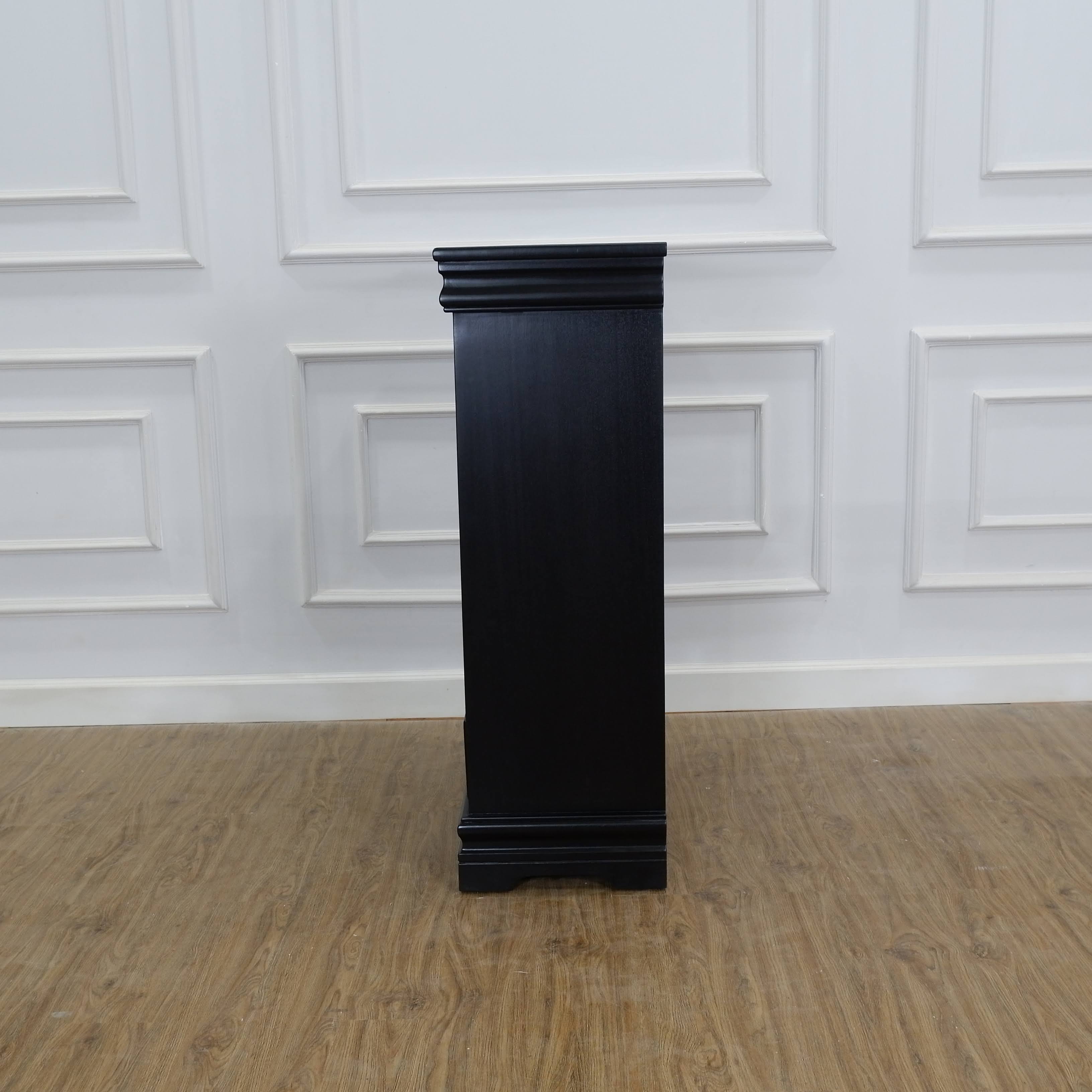 Louis Philippe Chest Of Drawers - Black