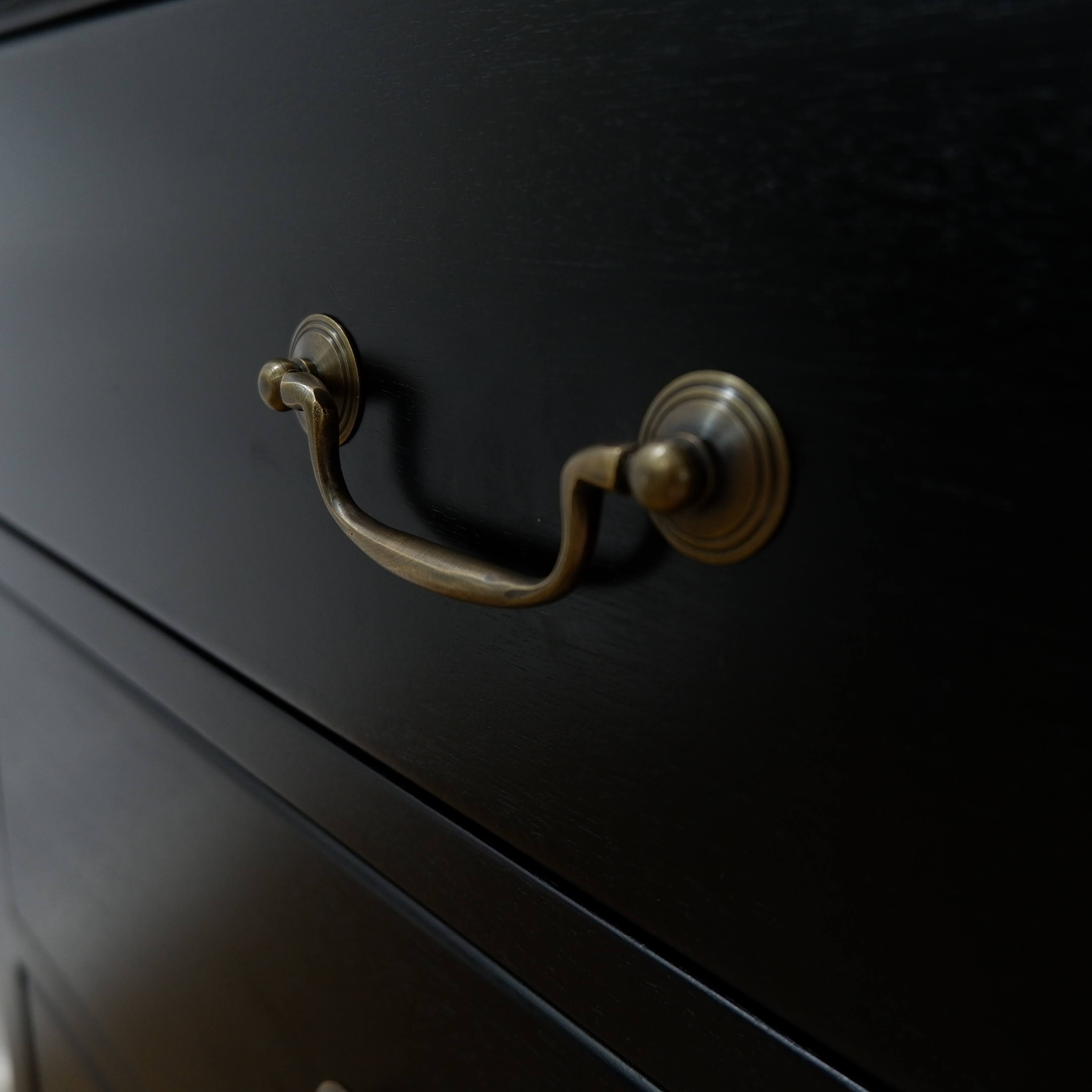 Louis Philippe Chest Of Drawers - Black