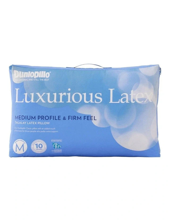 Luxurious Latex Medium Profile & Firm Feel Pillow