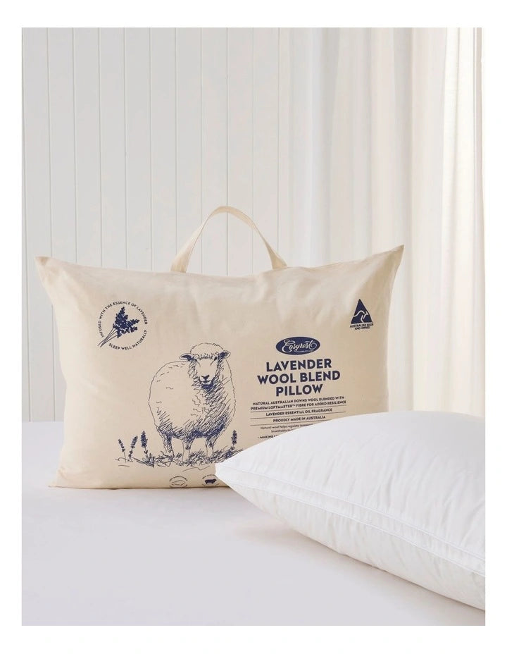Lavender  Wool Blend Pillow