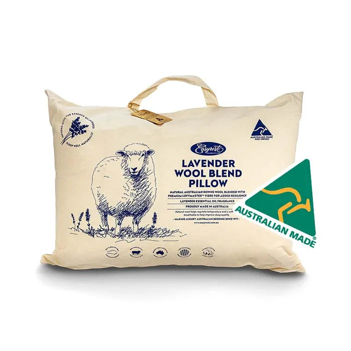 Lavender  Wool Blend Pillow