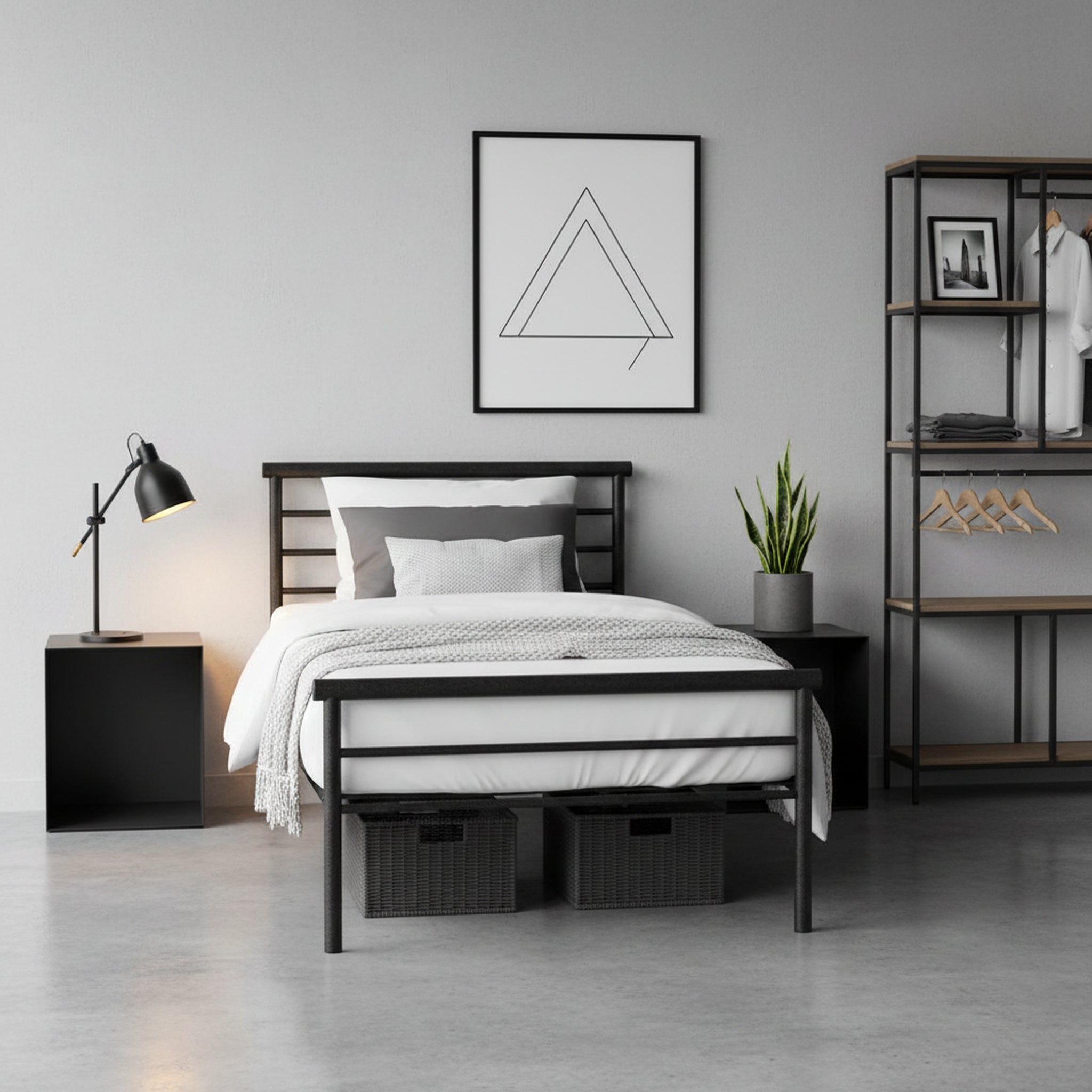 Industry Metal Bed Frame