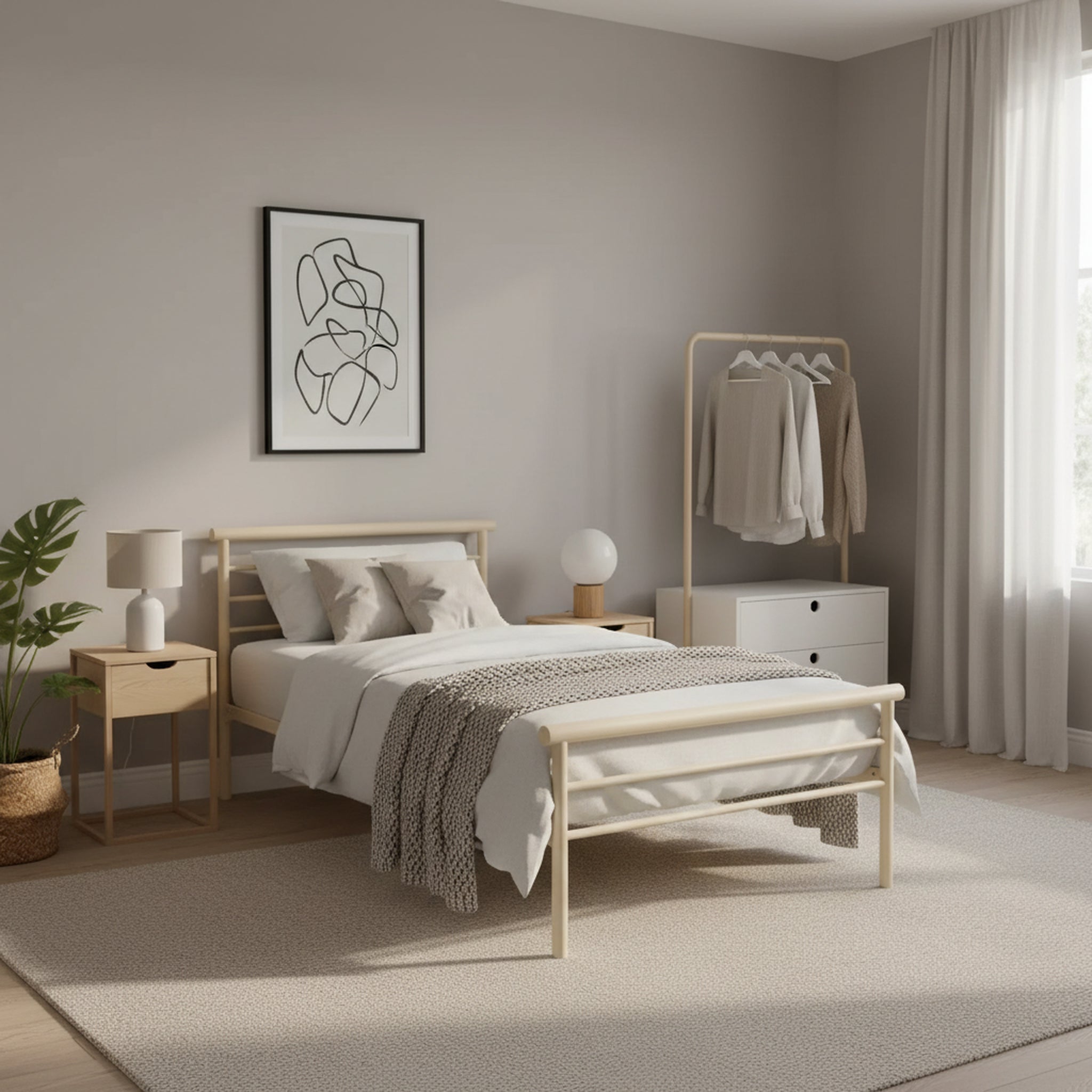 Industry Metal Bed Frame