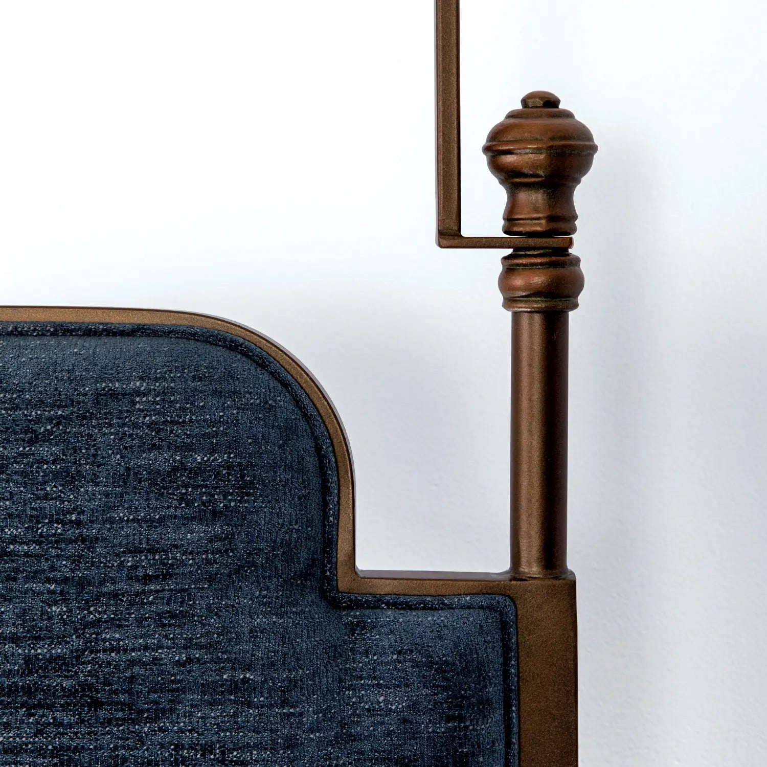 Kenton Upholstered Four Poster Bed