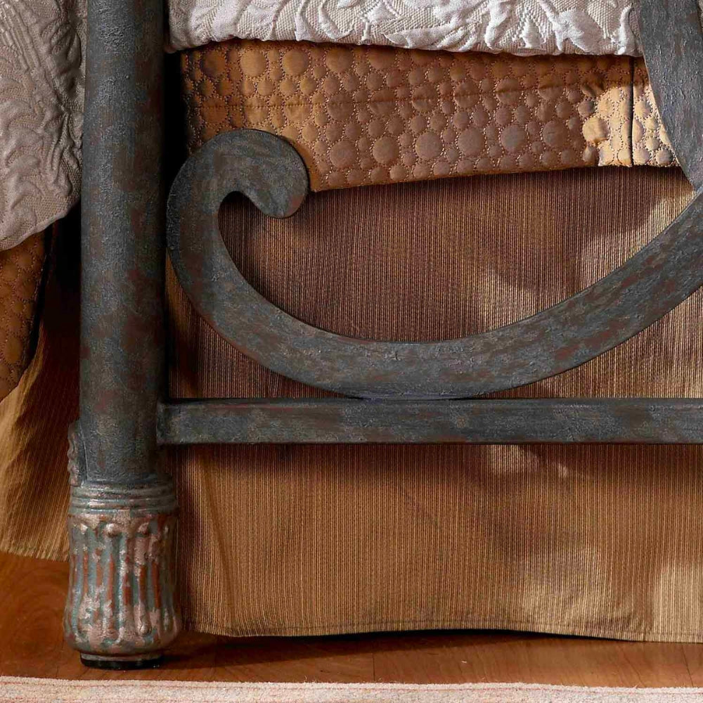 Laurel Cast Iron Bed Frame