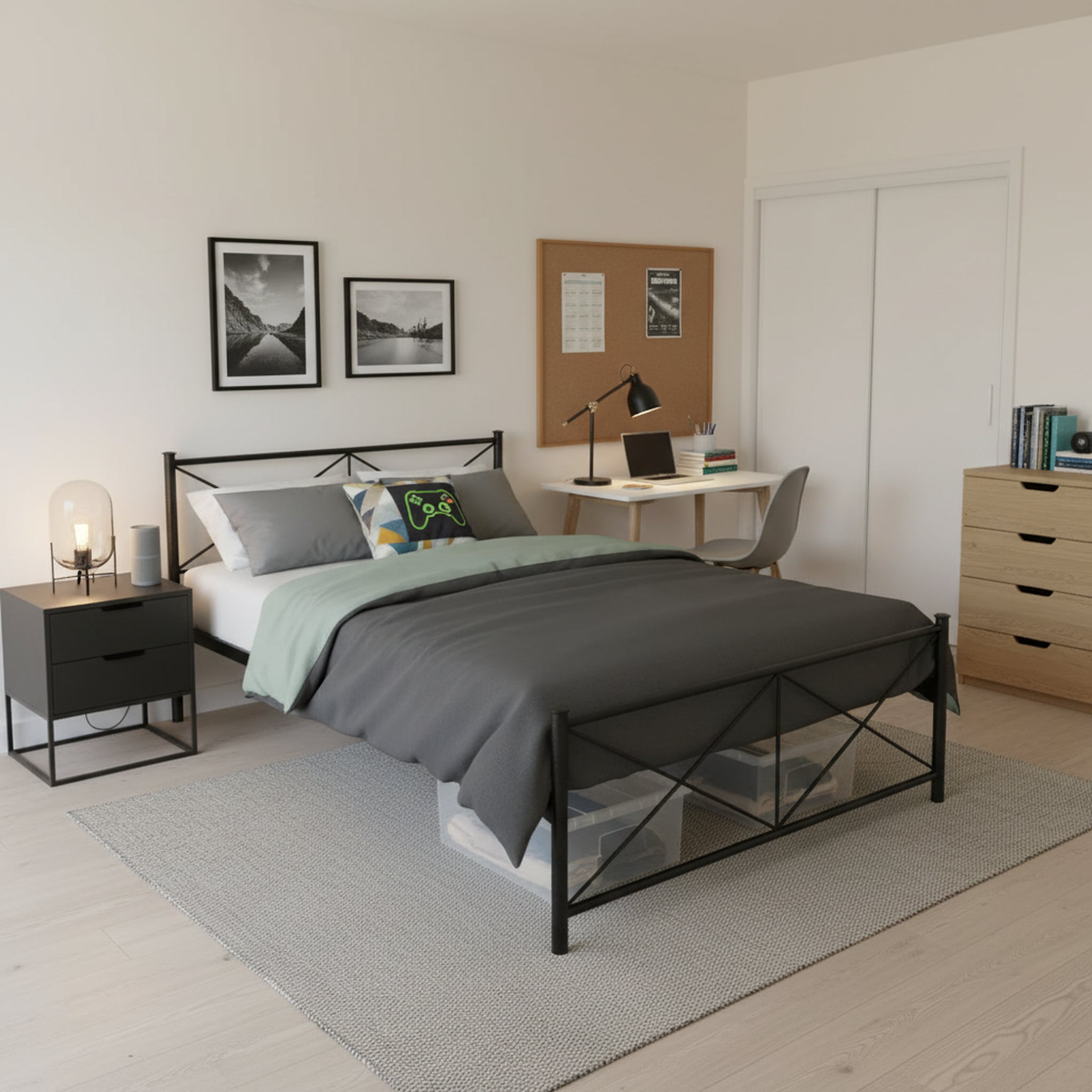 Madrid Metal Bed Frame