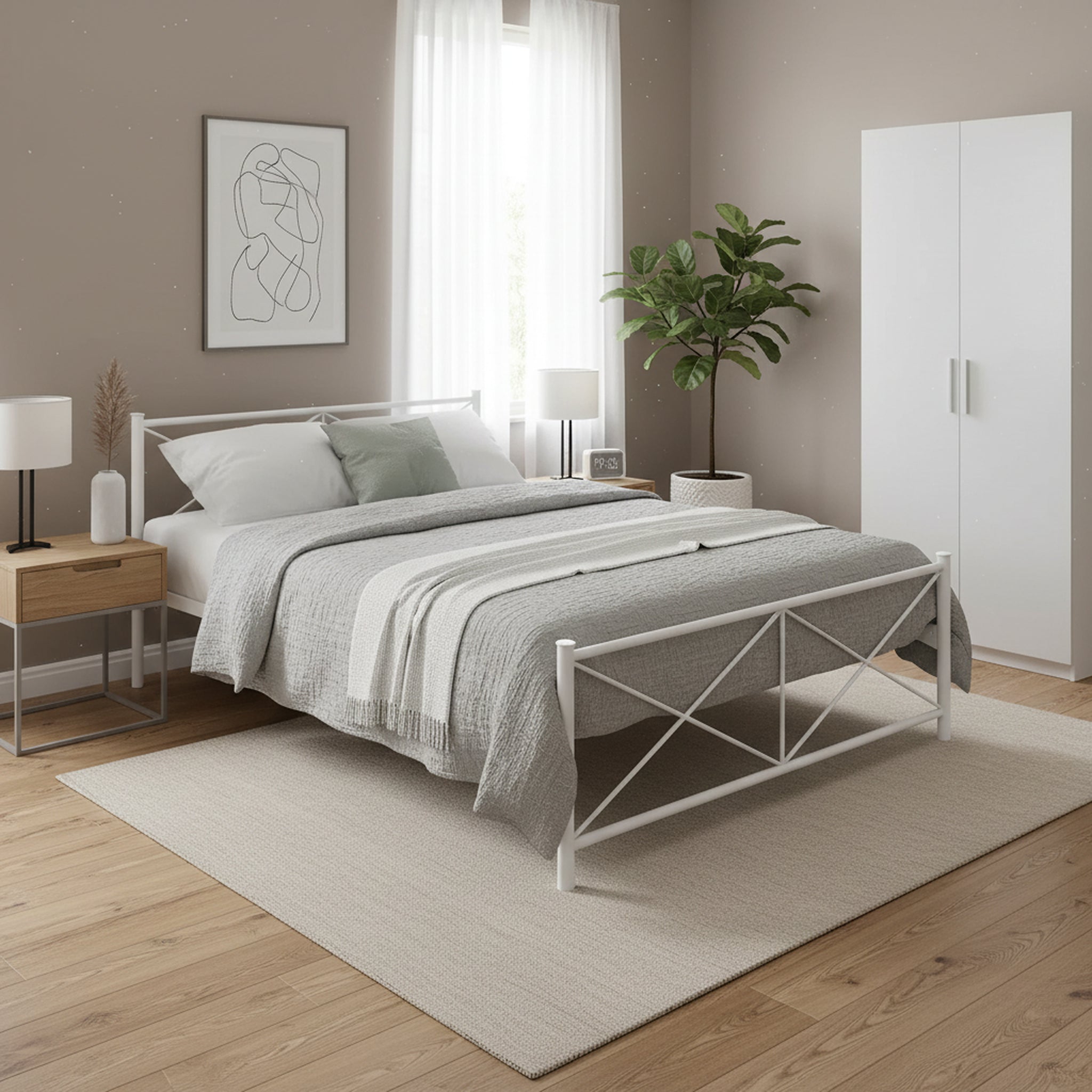 Madrid Metal Bed Frame