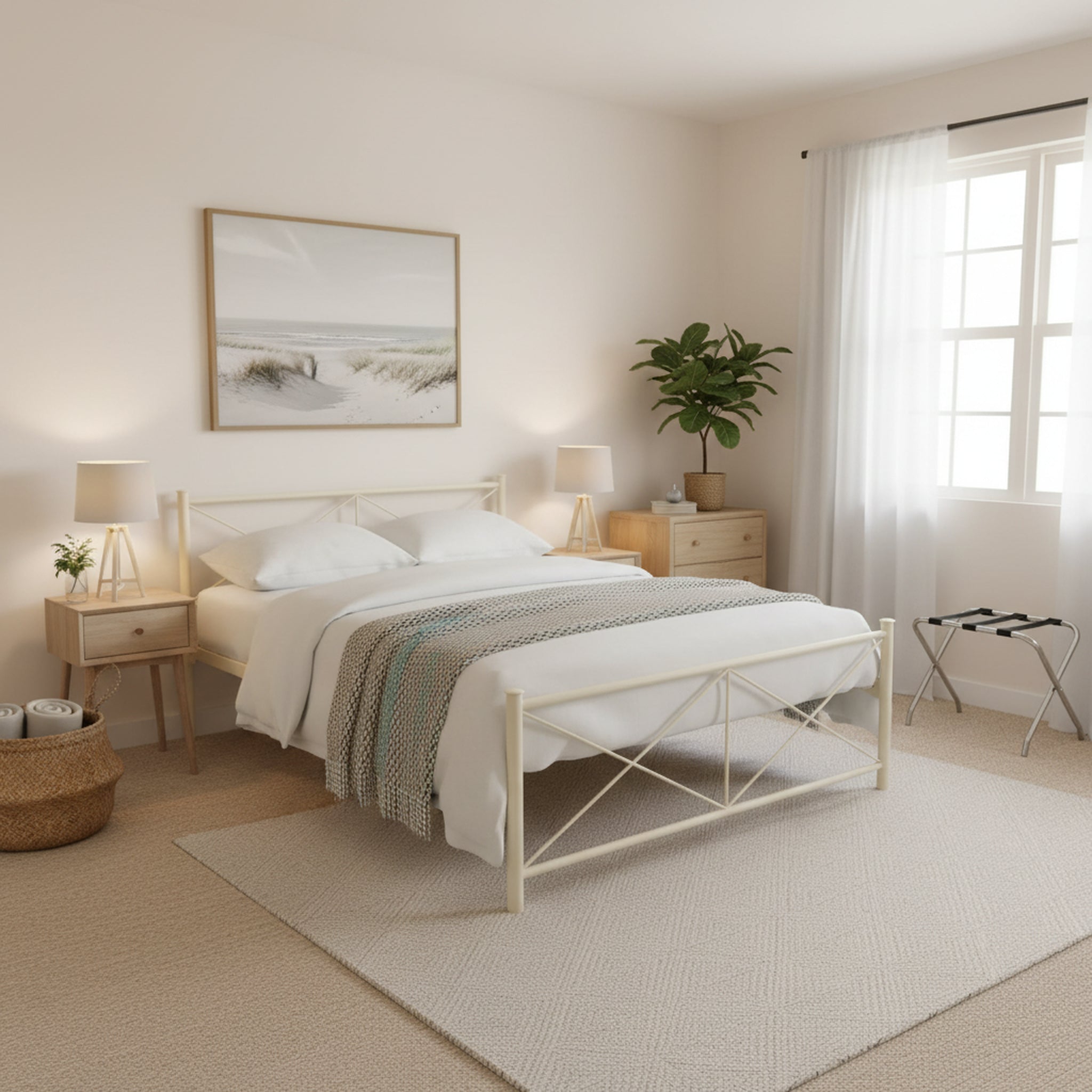 Madrid Metal Bed Frame