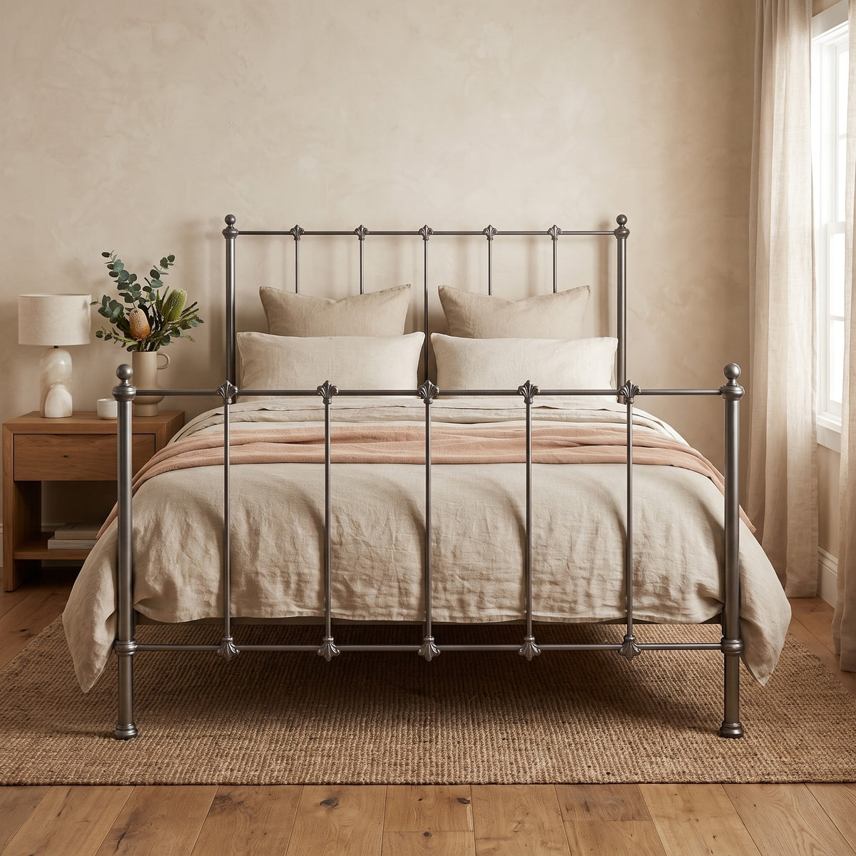 Perth Cast Iron Bed Frame