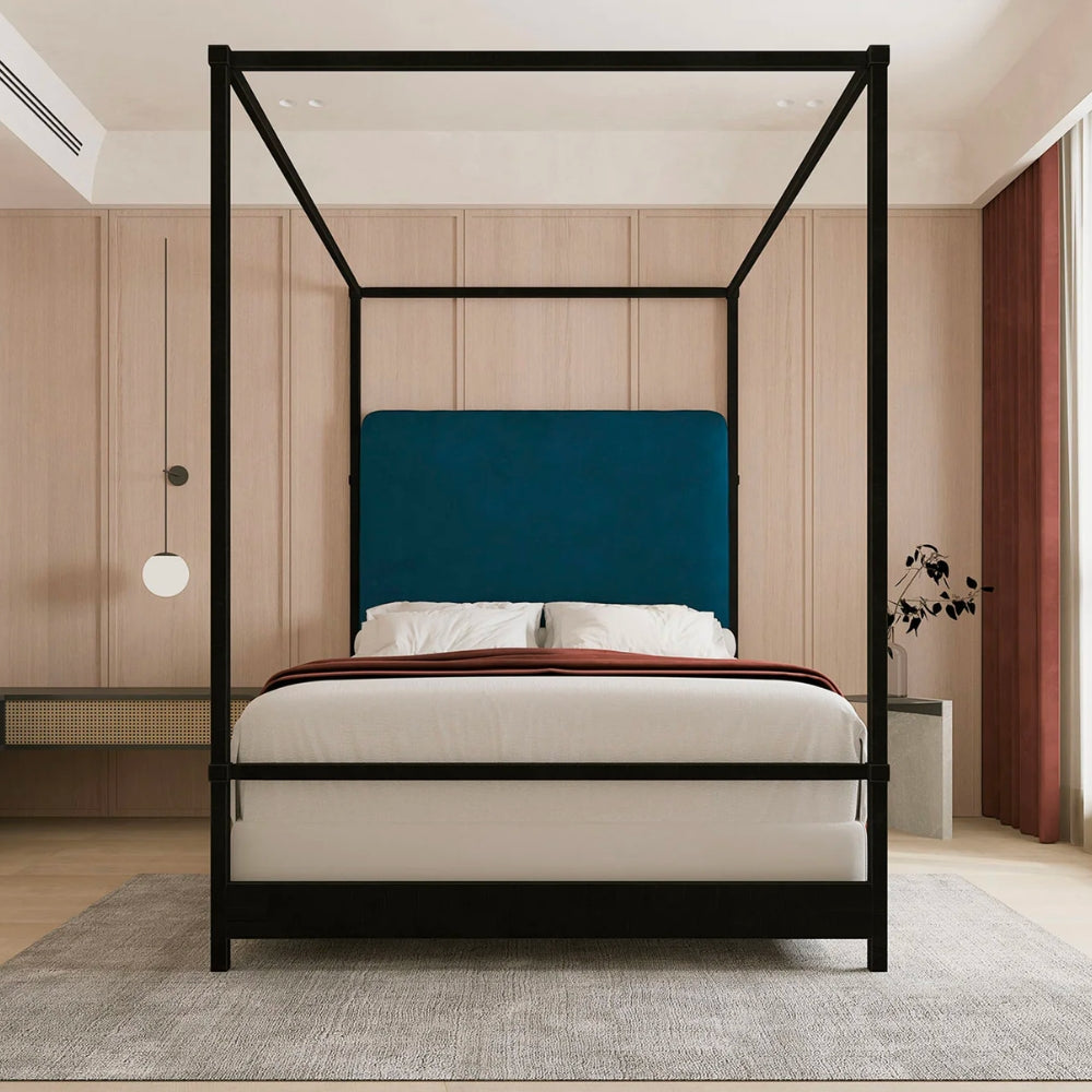 Quincy Upholstered Four Poster Bed