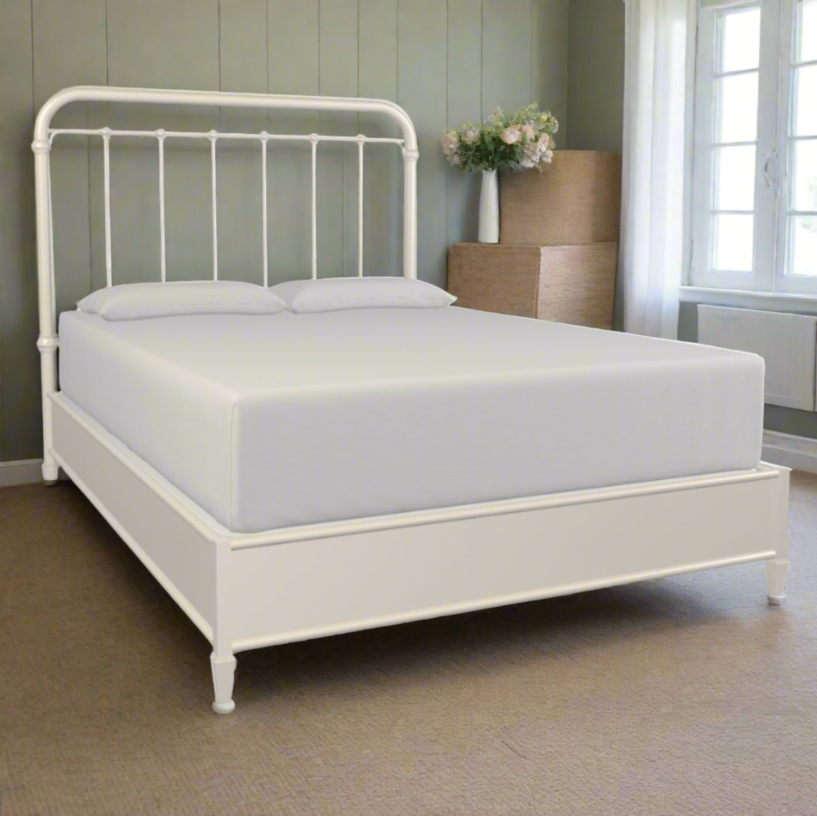 Braden Cast Iron Bed Frame with Surround Frame