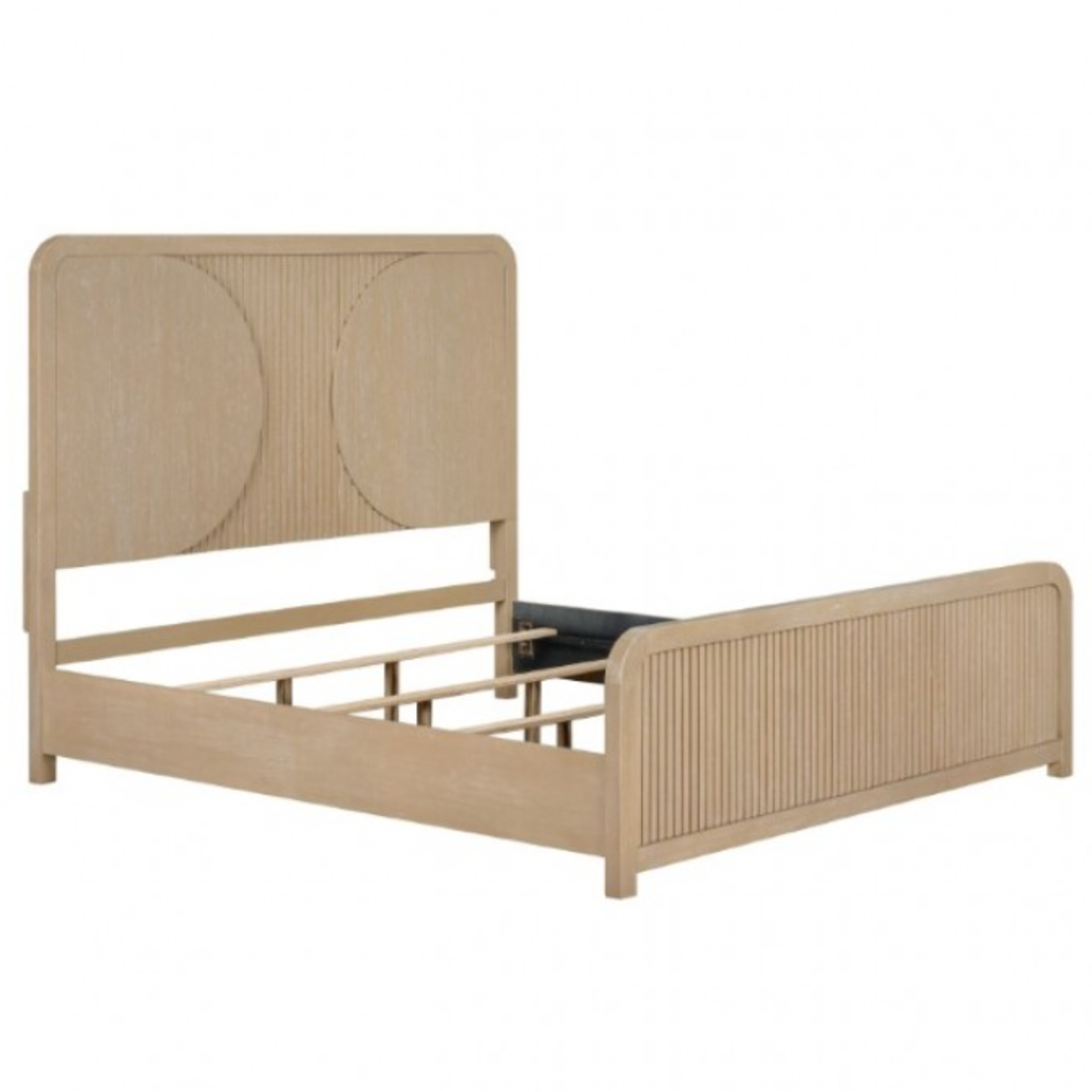 Tangerine Wood Bed Frame