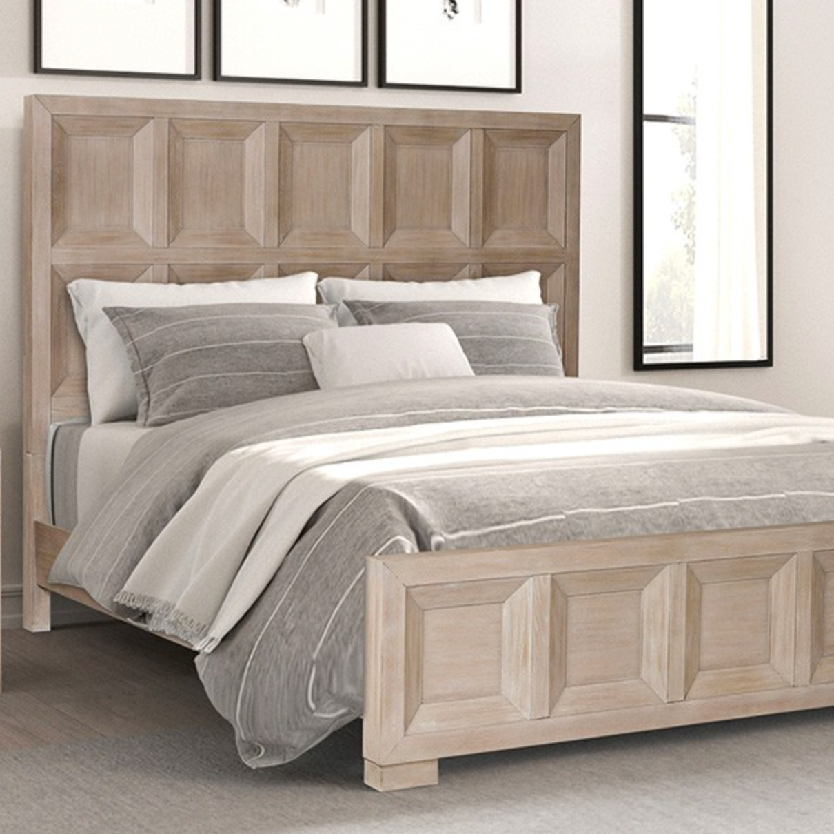 Hayley Wood Bed Frame
