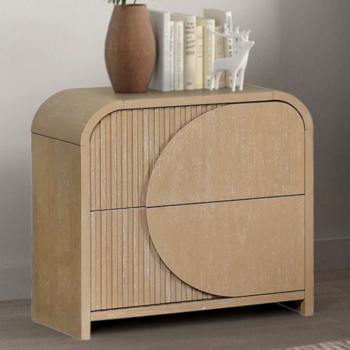 Tangerine Bedside Table