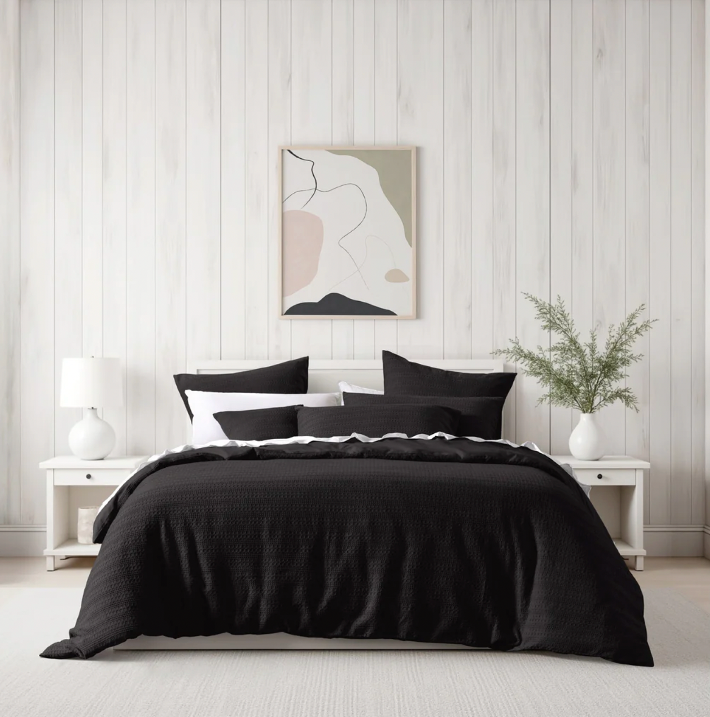 Kahlani Quilt Cover Set Chocolate
