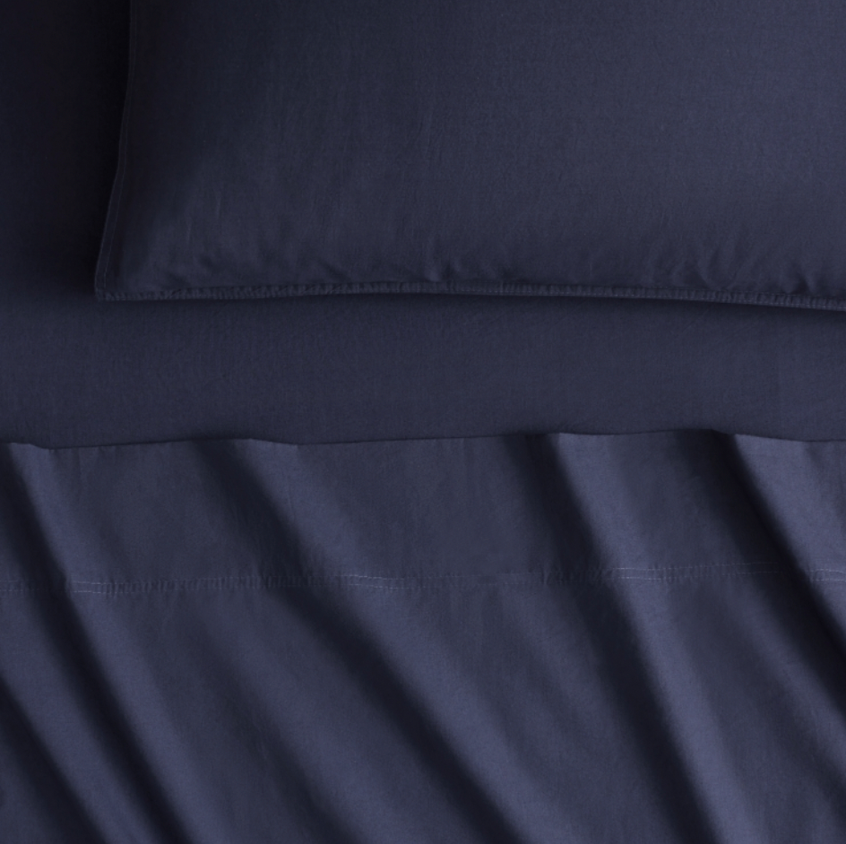 Bayley Washed Percale Fitted Sheet