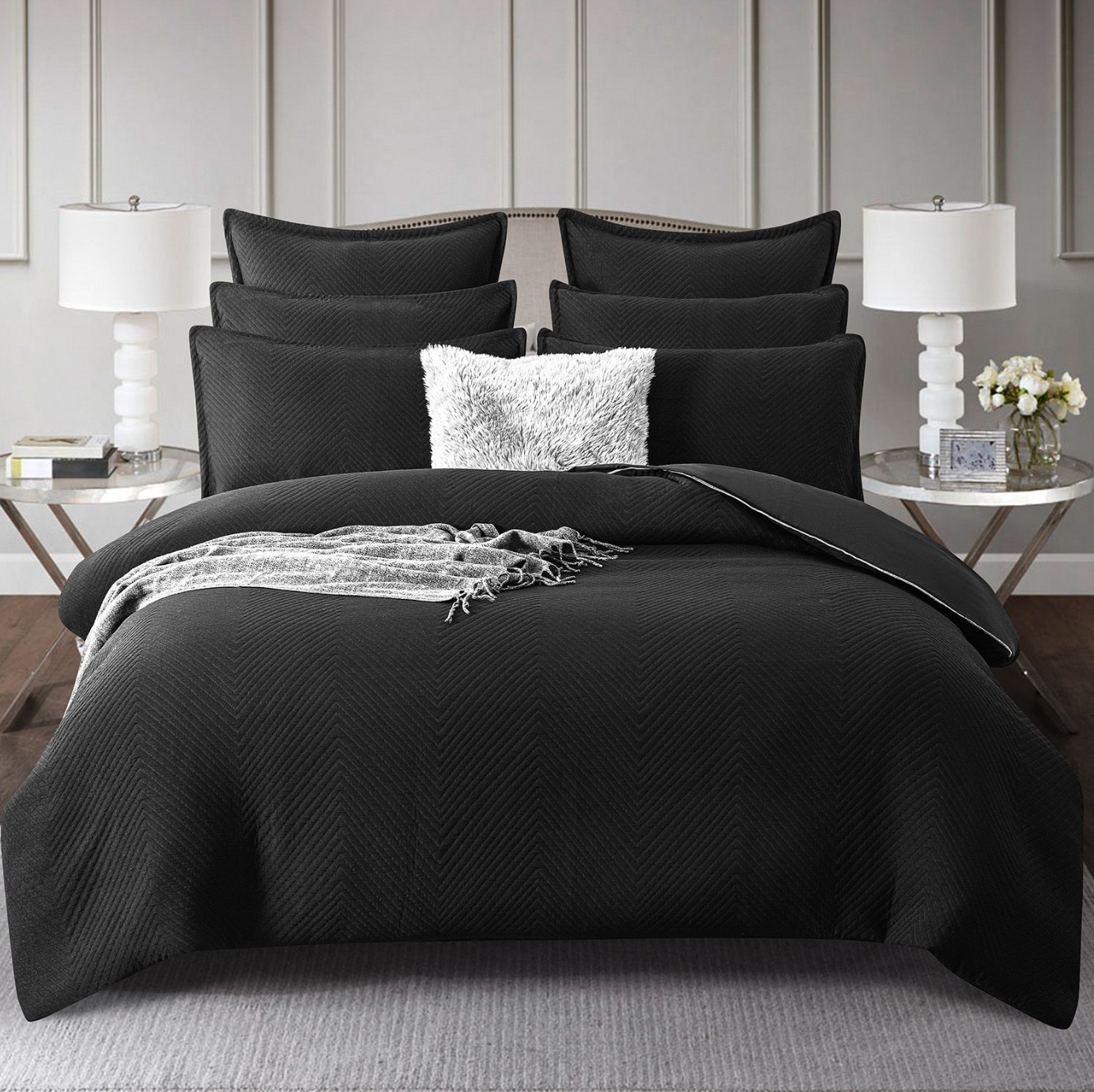 Chevron Quilt Cover Set