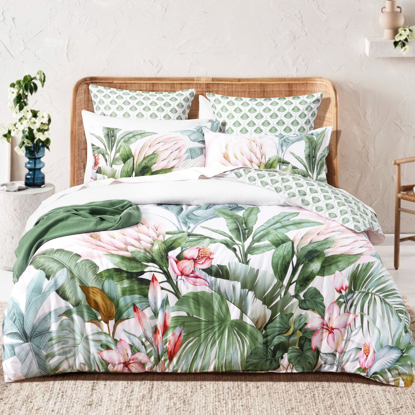 Gardenia Quilt Cover Set