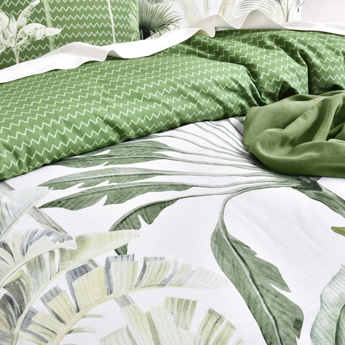 Noosa Palm Quilt Cover Set