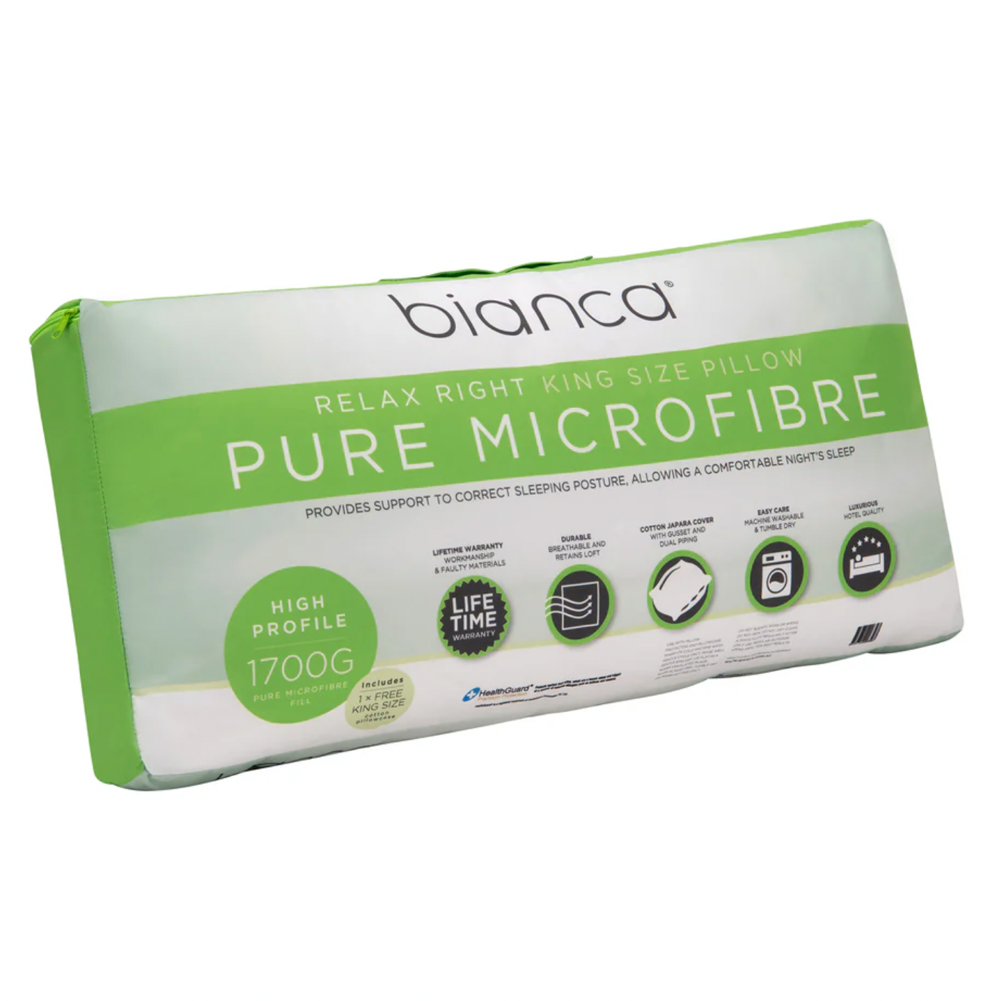 Relax Right Pure Microfibre King Size Pillow