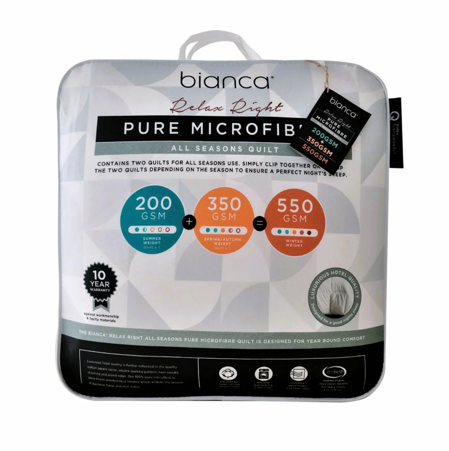 Relax Right Microfibre All Seasons Quilt