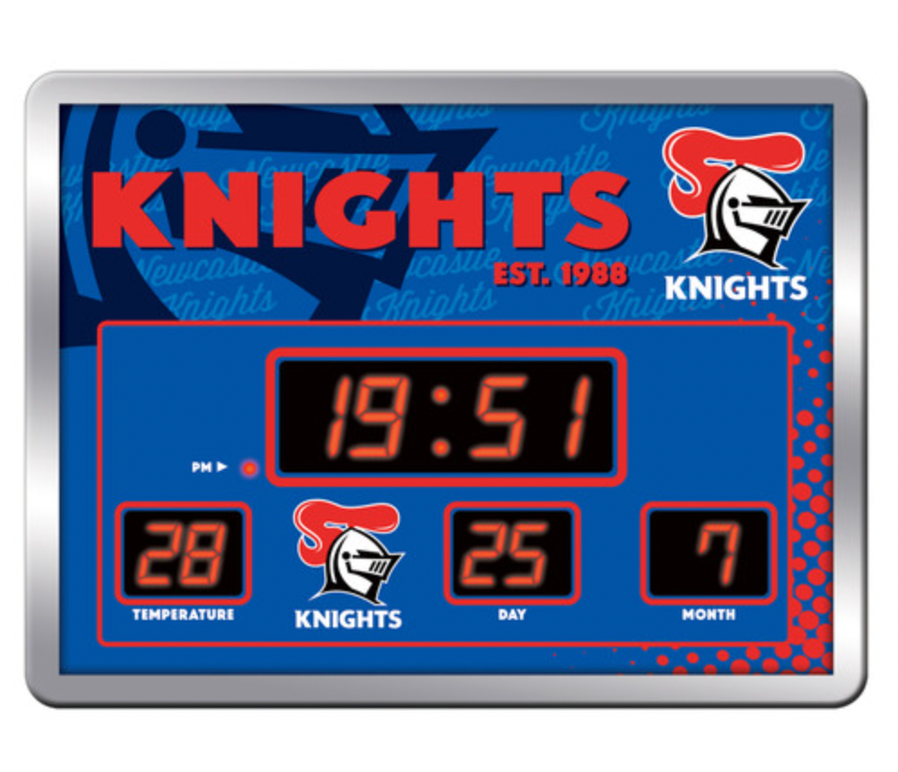 Newcastle Knights Led Scoreboard Clock