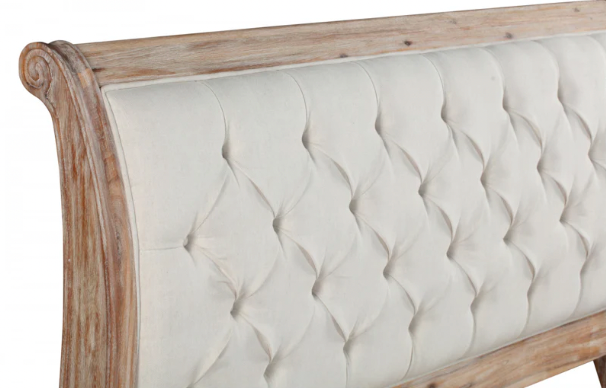 Ibiza Upholstered Sleigh Bed Frame
