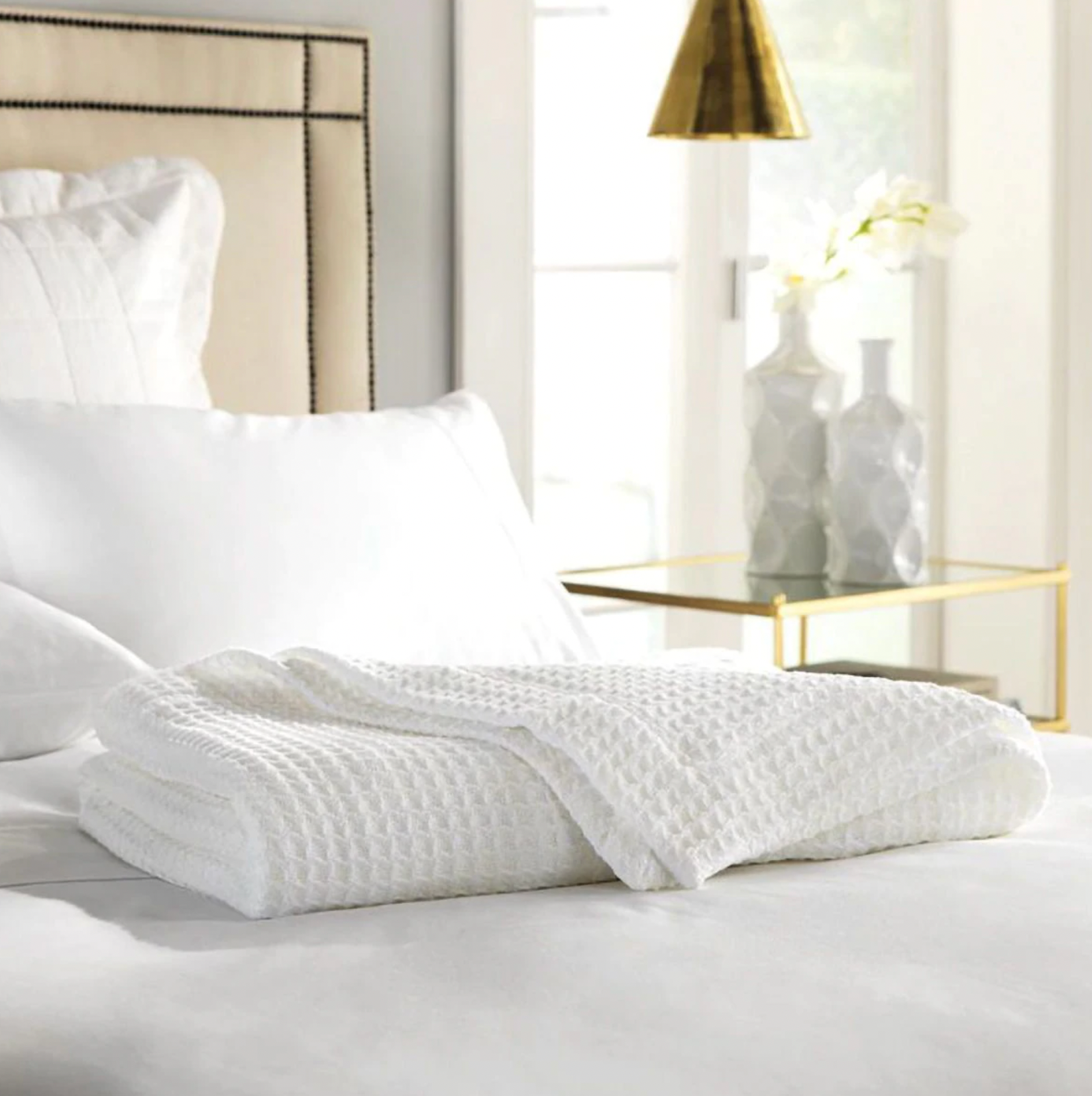 Cotton Waffle Blanket