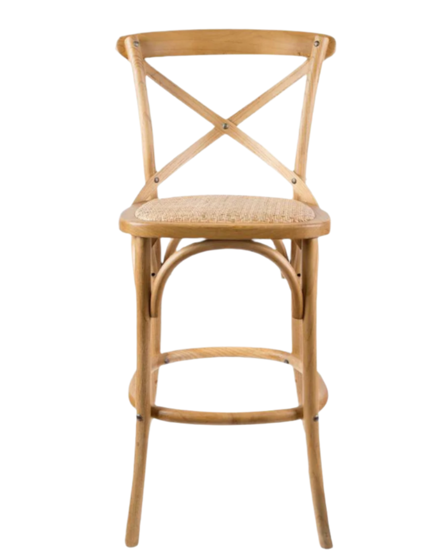 Rattan Bar Stool Natural